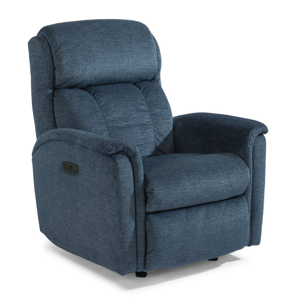 Luna Fabric Power Rocking Recliner with Power Headrest