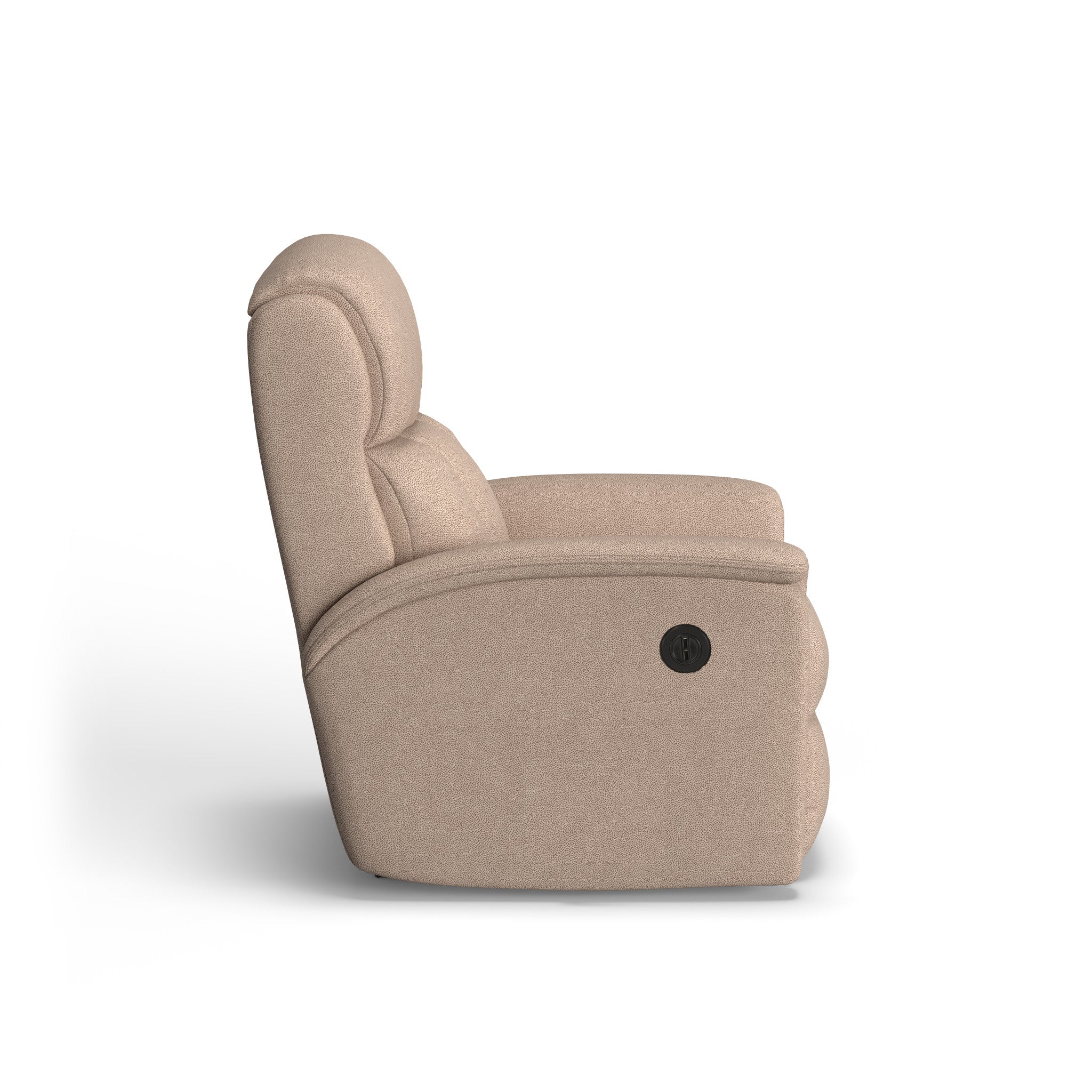 Luna Fabric Power Rocking Recliner
