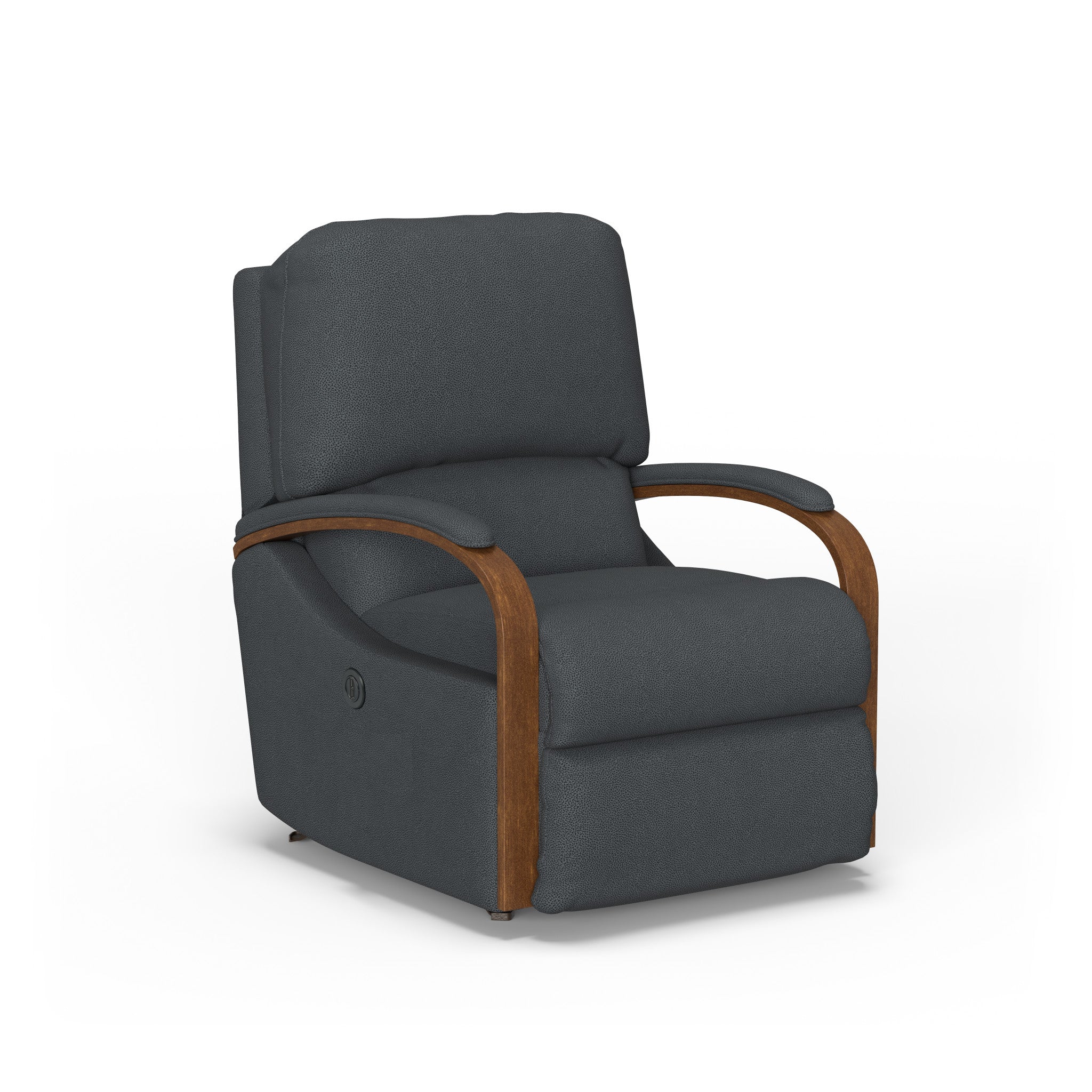 Woodlawn Fabric Power Rocking Recliner