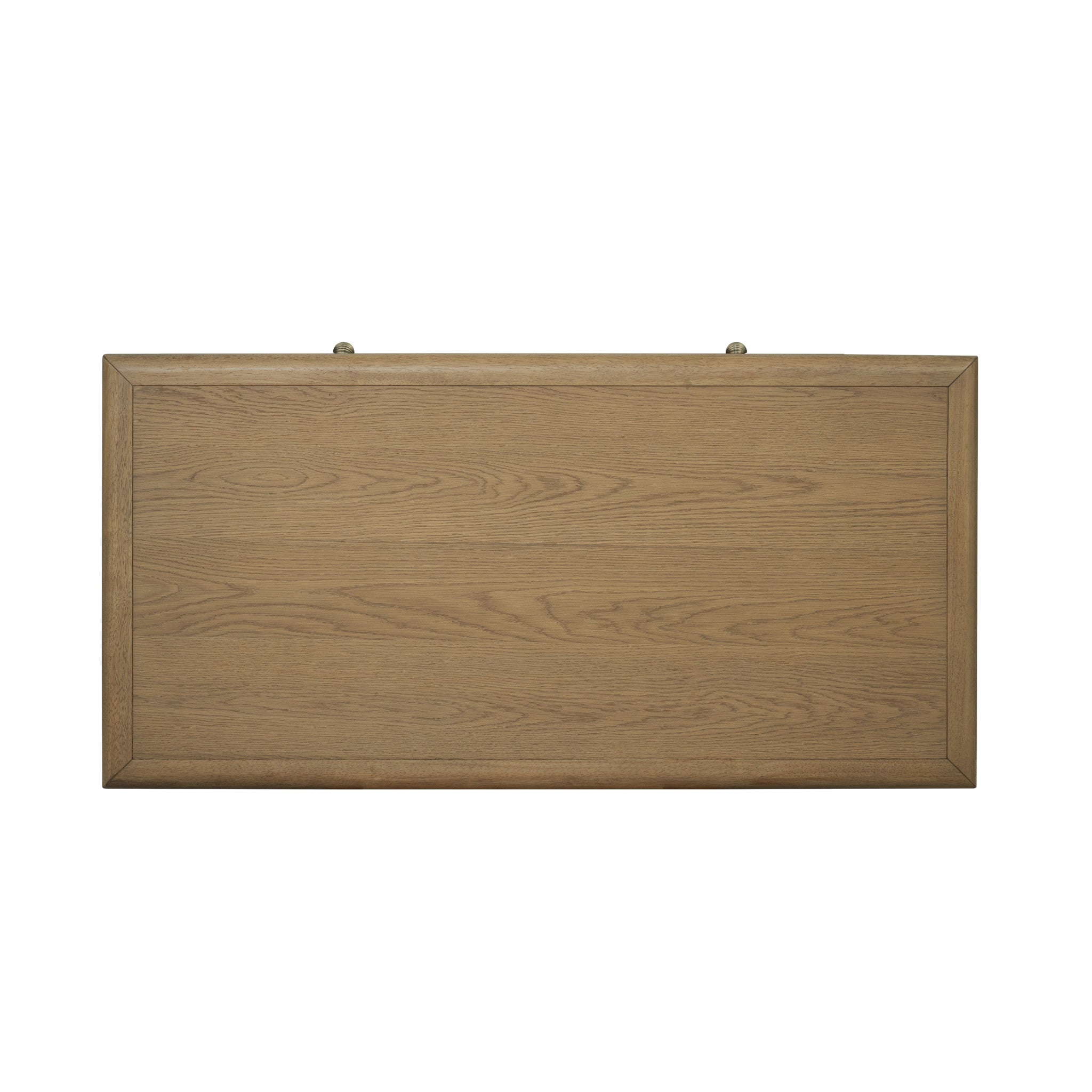 Reed Rectangular Coffee Table with Casters