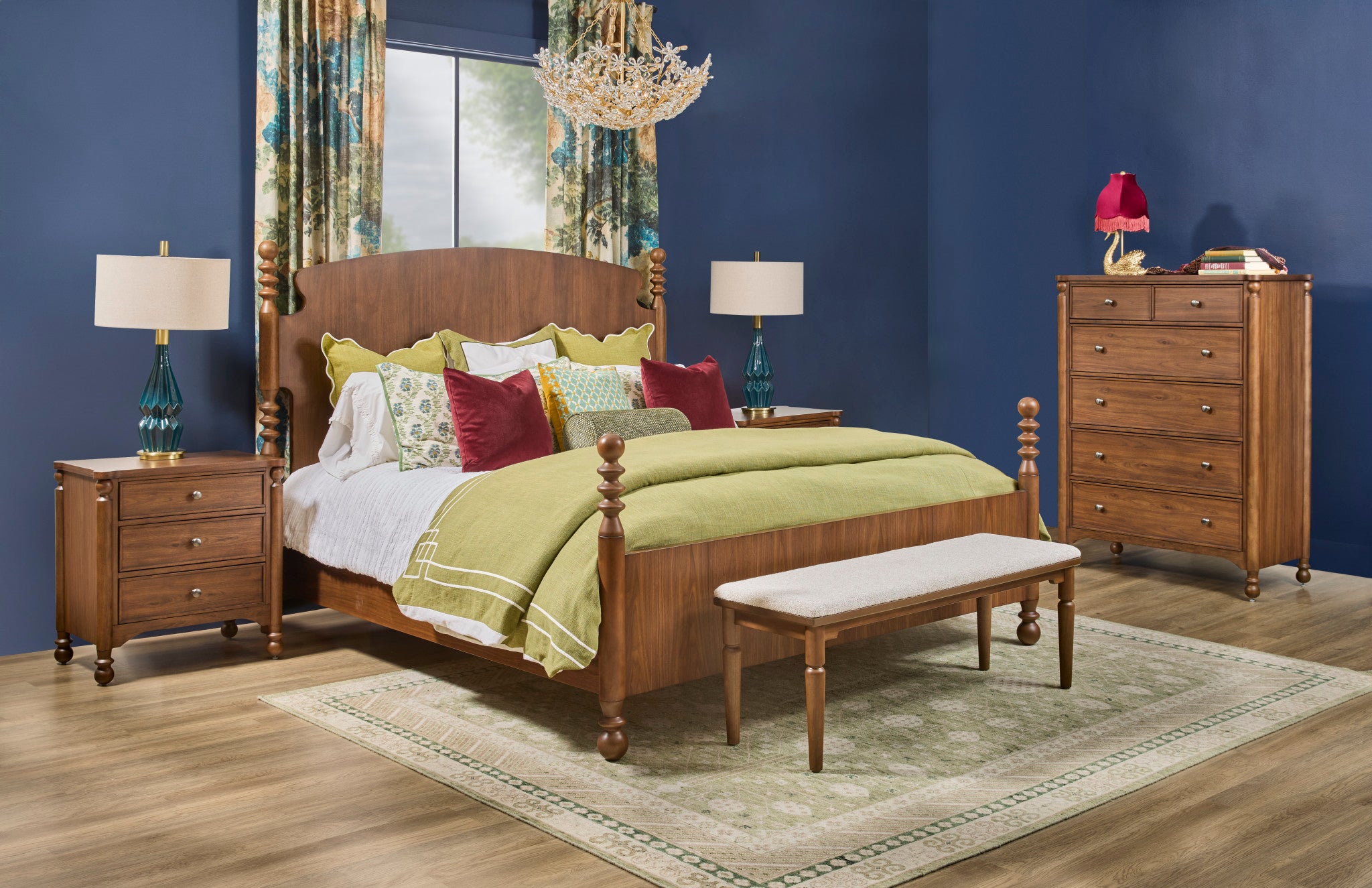 Azalea King Panel Bed