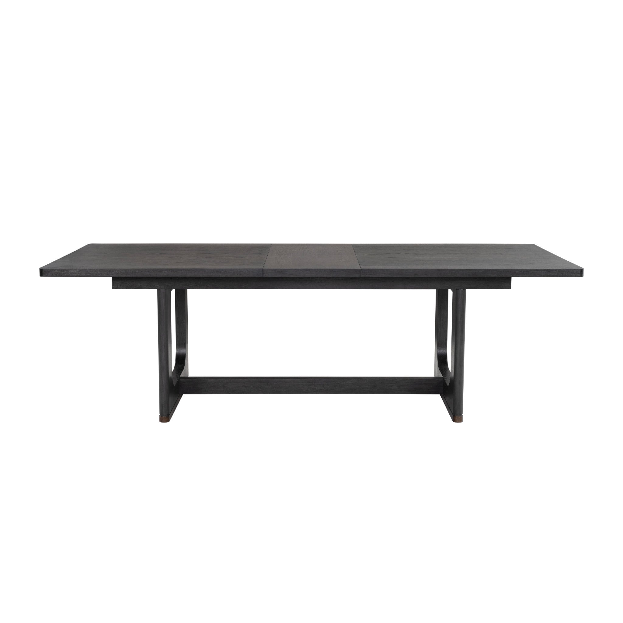 Waterfall Black Rectangular Dining Table