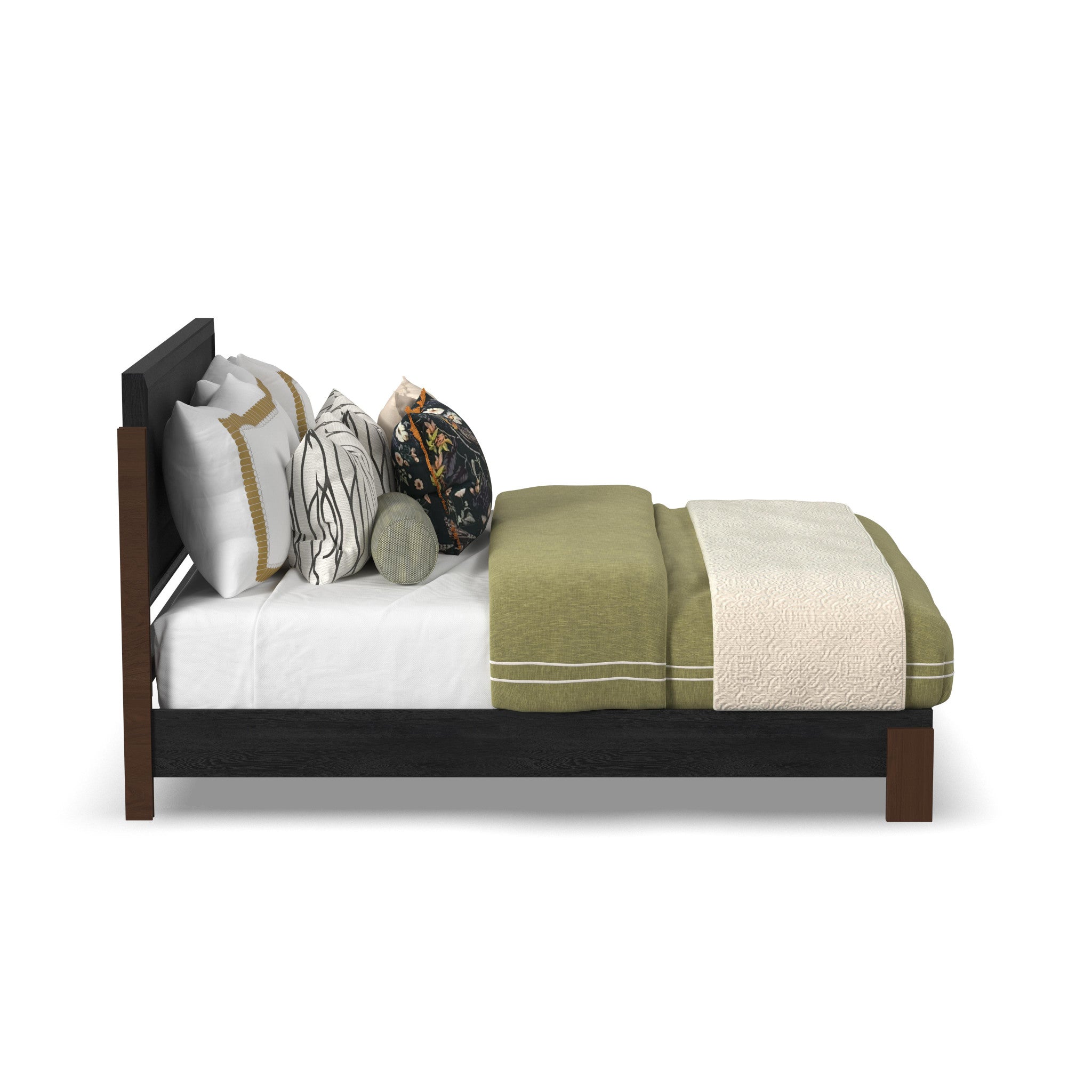 Waterfall King Panel Bed