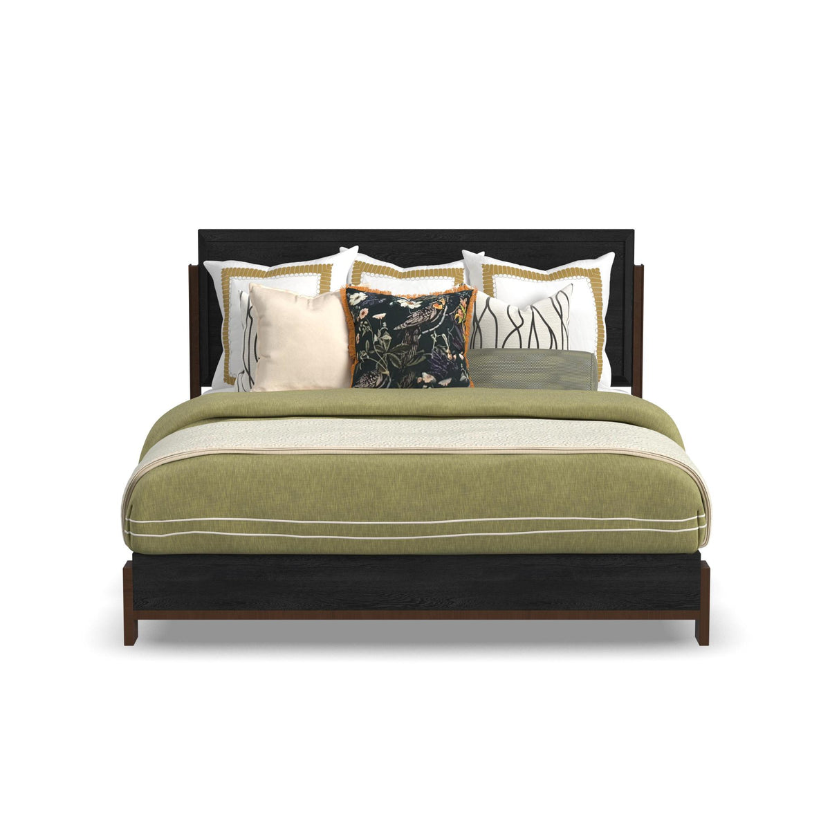 Waterfall King Panel Bed