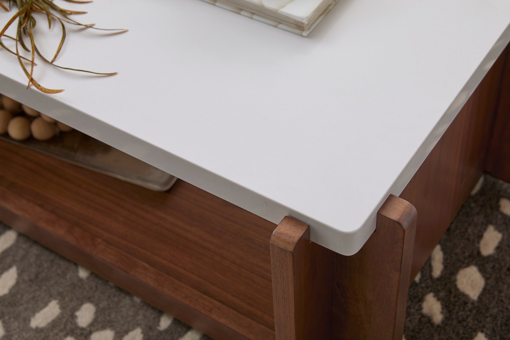 Lincoln Rectangular Coffee Table with Casters