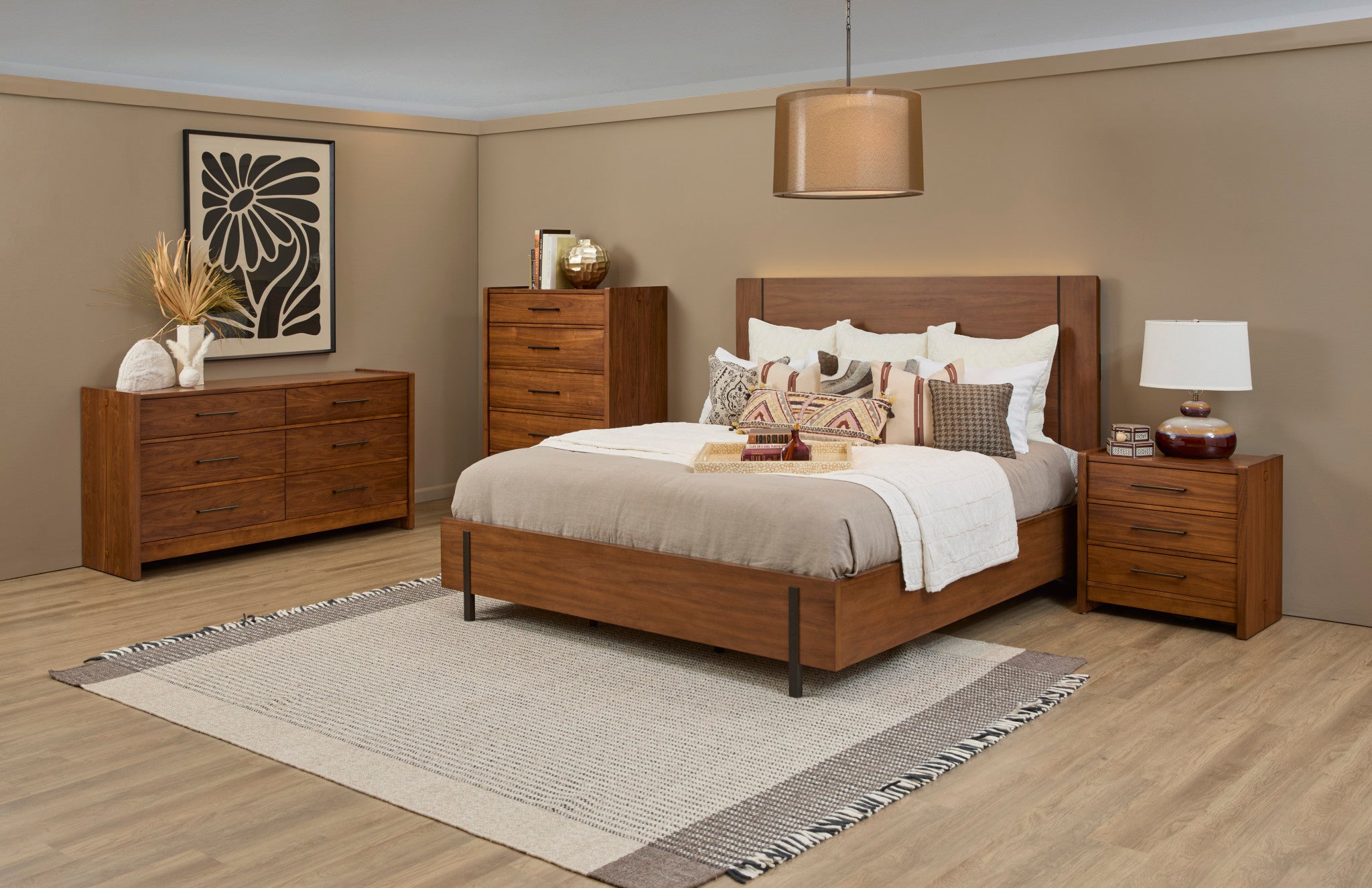 Lincoln King Panel Bed