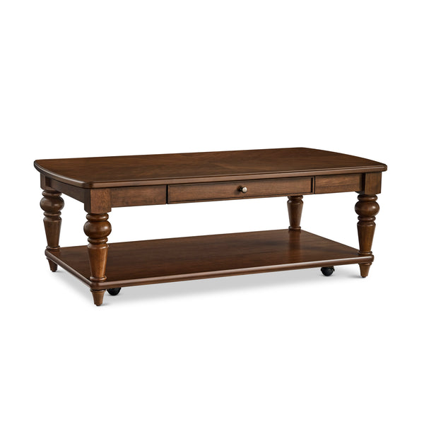Bellevue Rectangular Coffee Table with Casters
