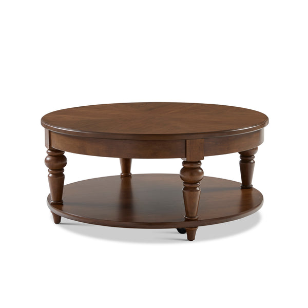 Bellevue Round Coffee Table with Casters