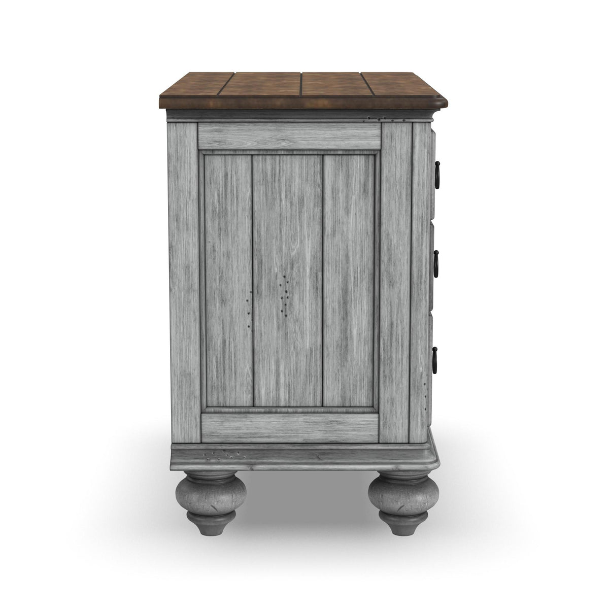 Plymouth Gray Nightstand