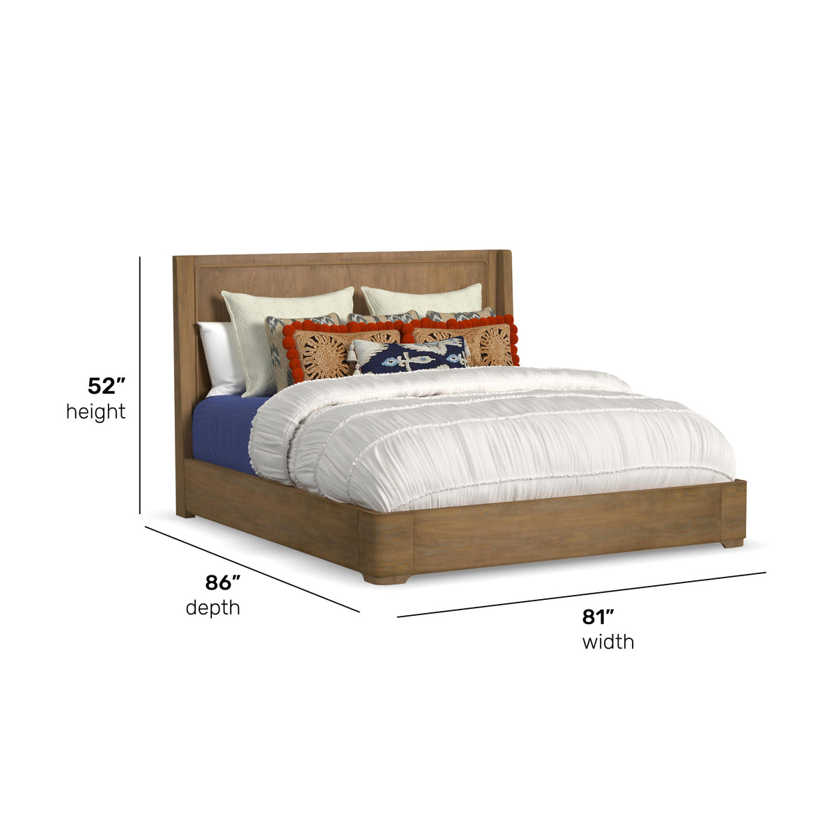Normandy King Panel Bed