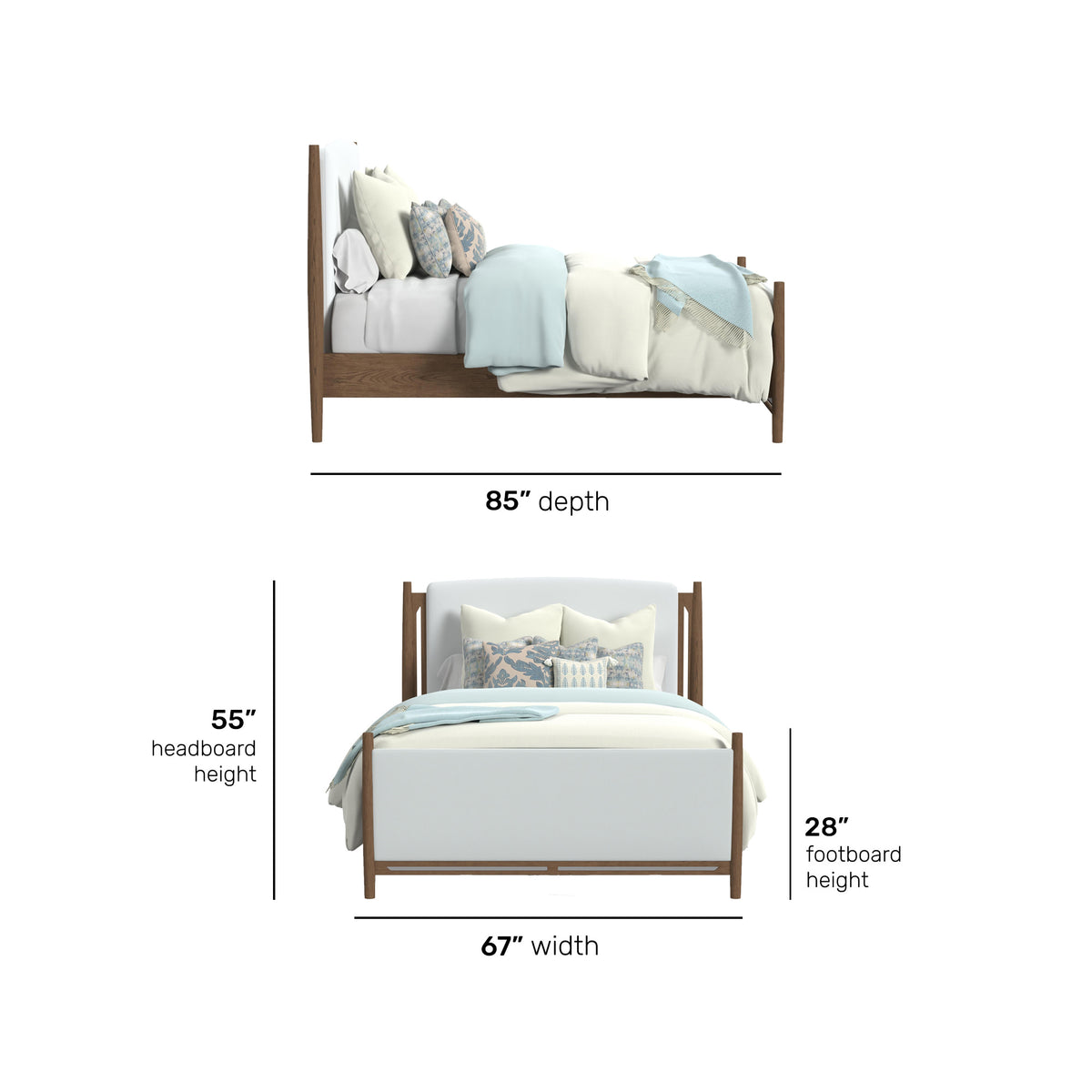 Verona Queen Upholstered Bed