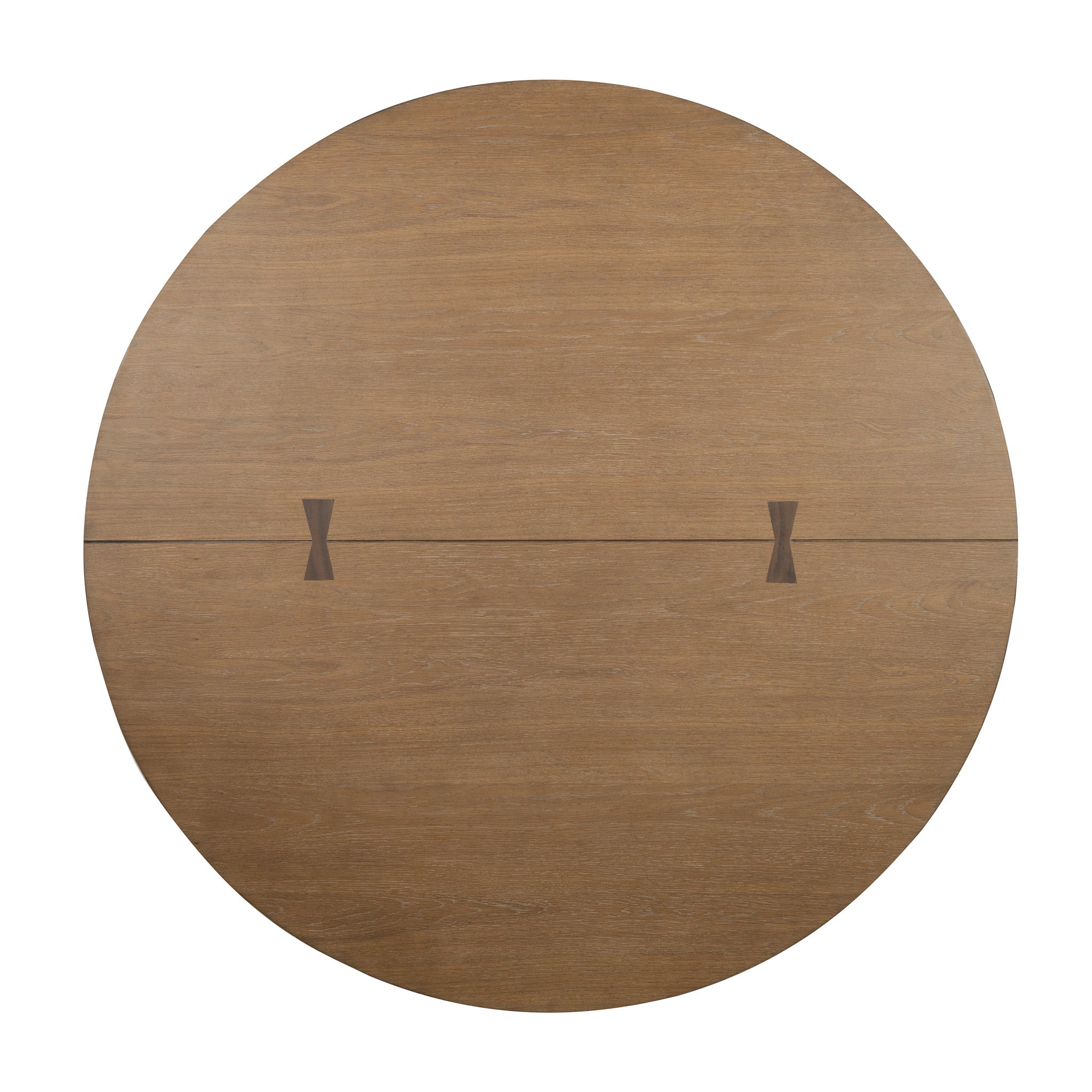Millwork Brown Round Dining Table