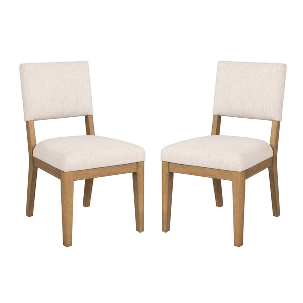 Millwork Off-White Pair of Dining Chairs