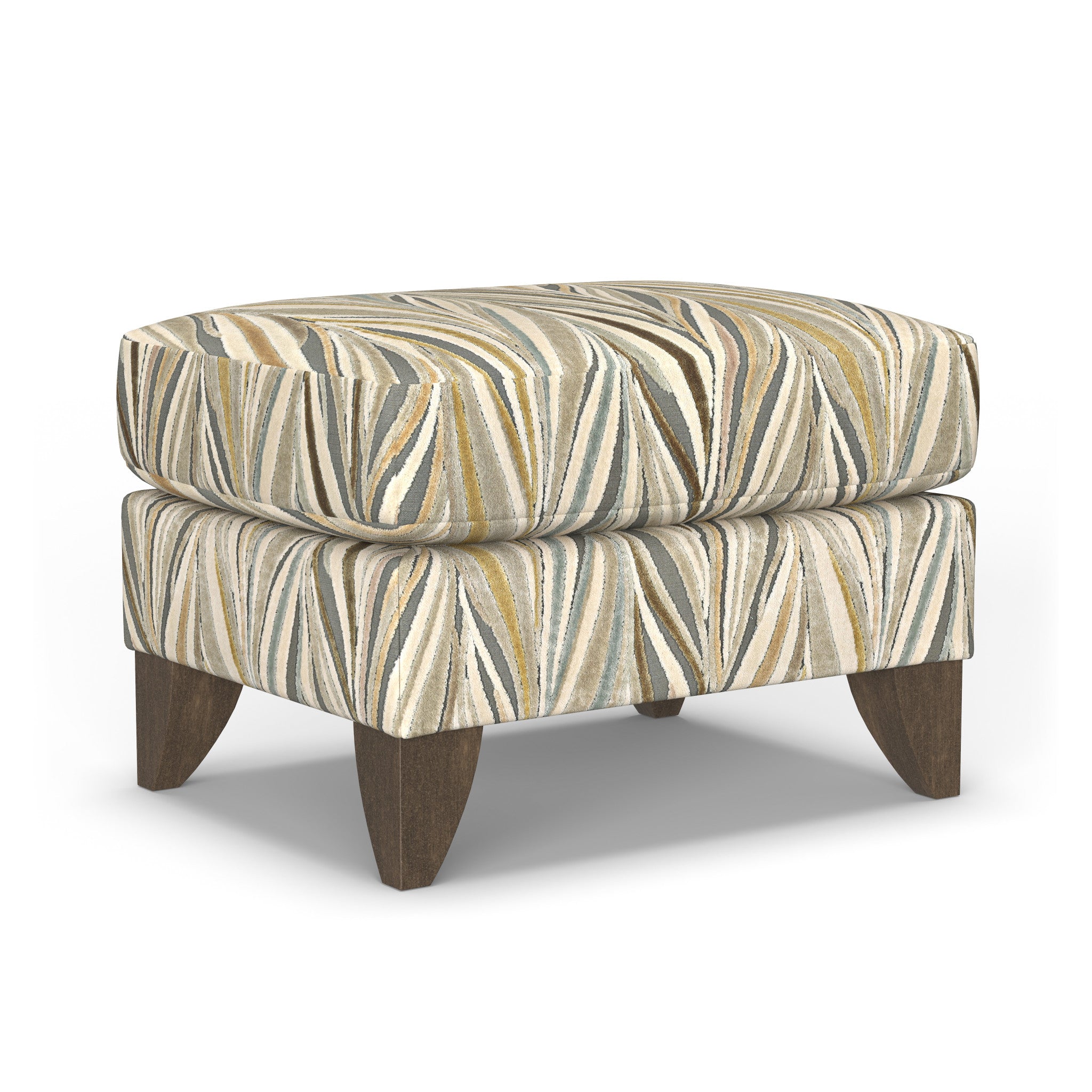 Jupiter Fabric Ottoman