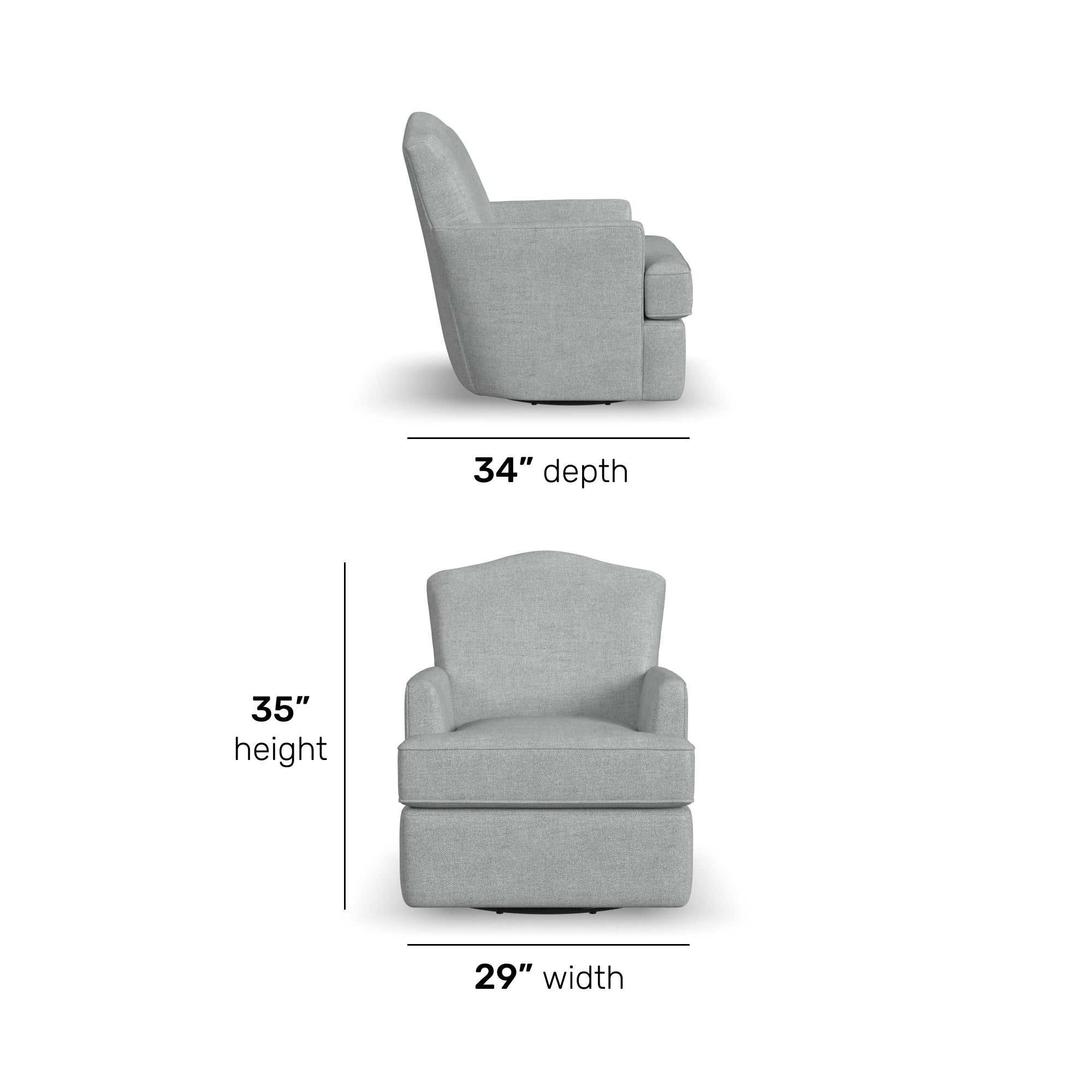 Judge Fabric Swivel Chair