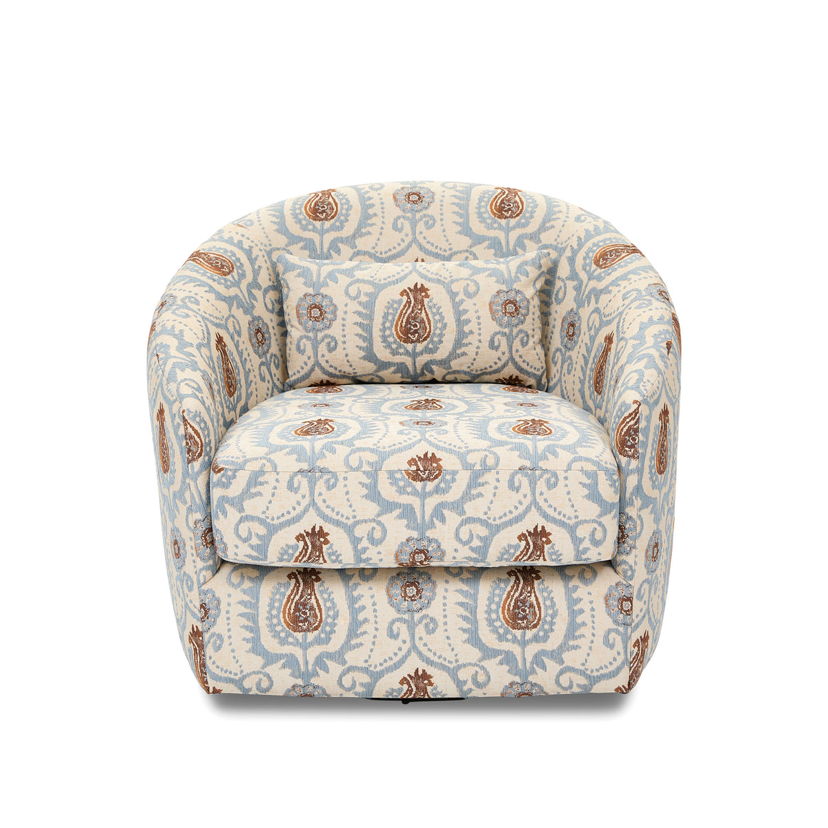 Shelly Fabric Swivel Chair