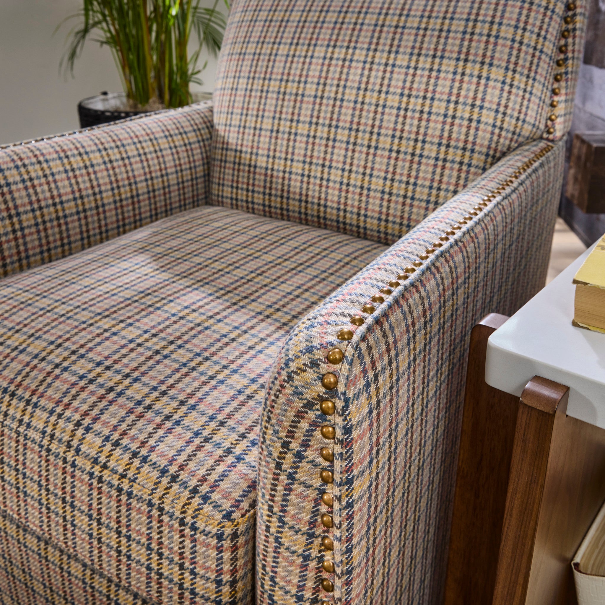 Beckett Fabric Swivel Chair