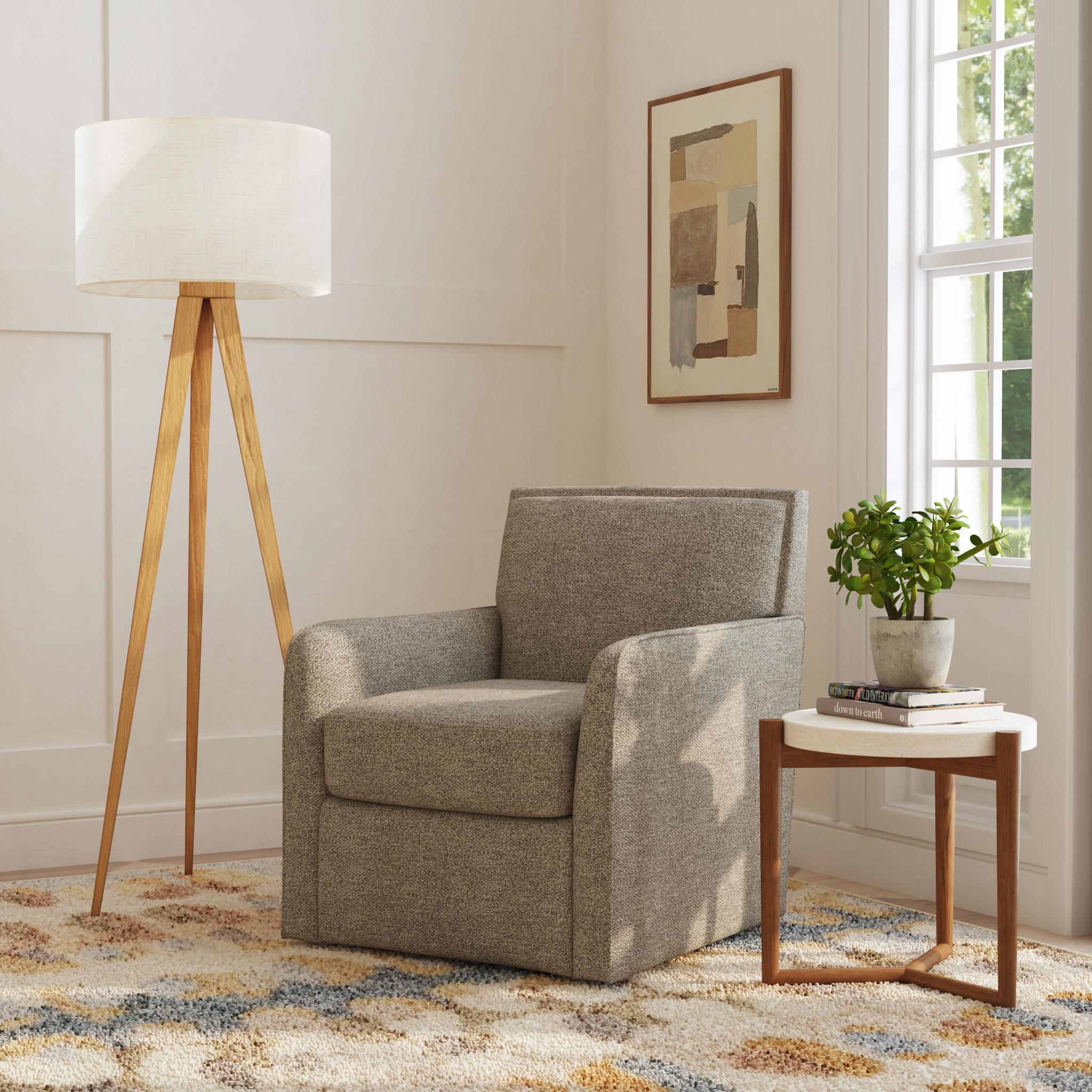 Beckett Fabric Swivel Chair