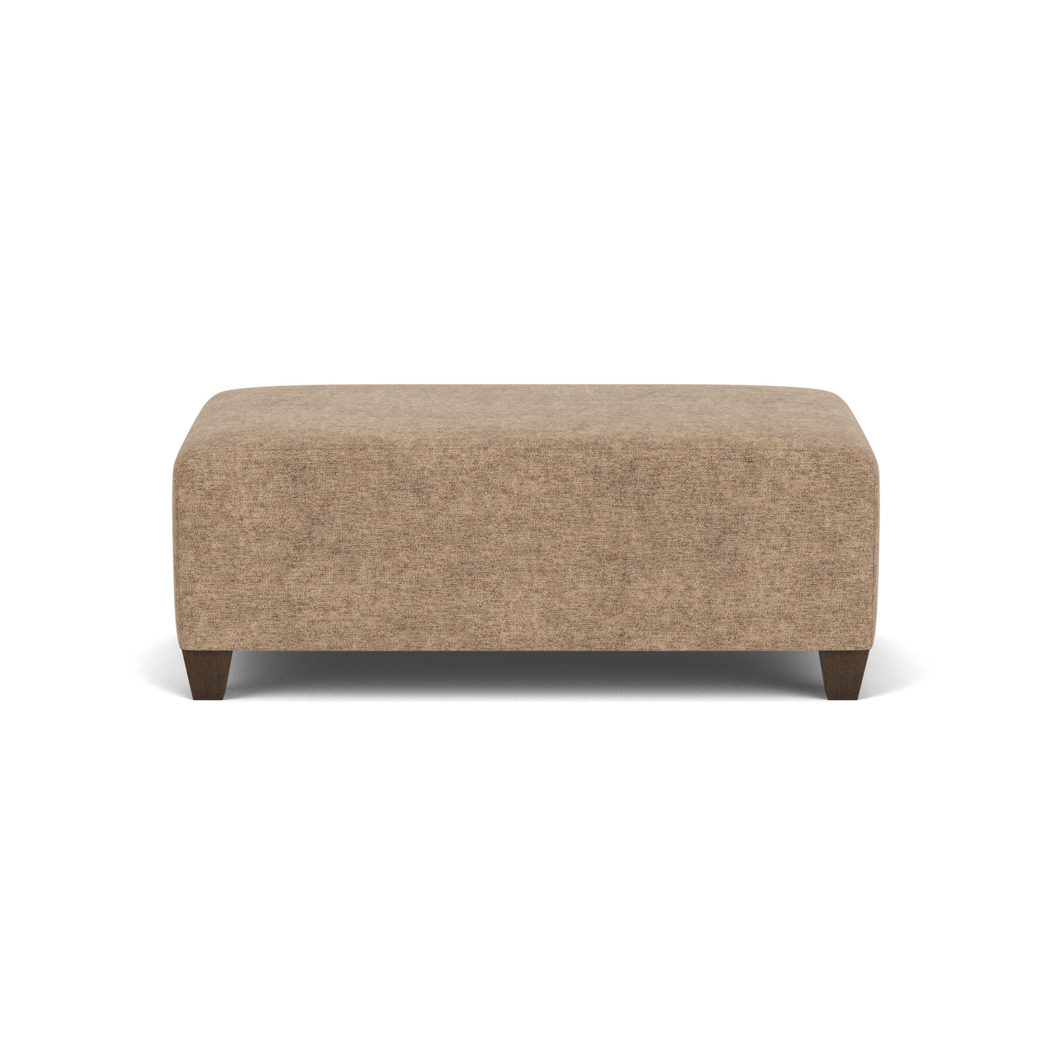 Cascade Fabric Rectangular Cocktail Ottoman