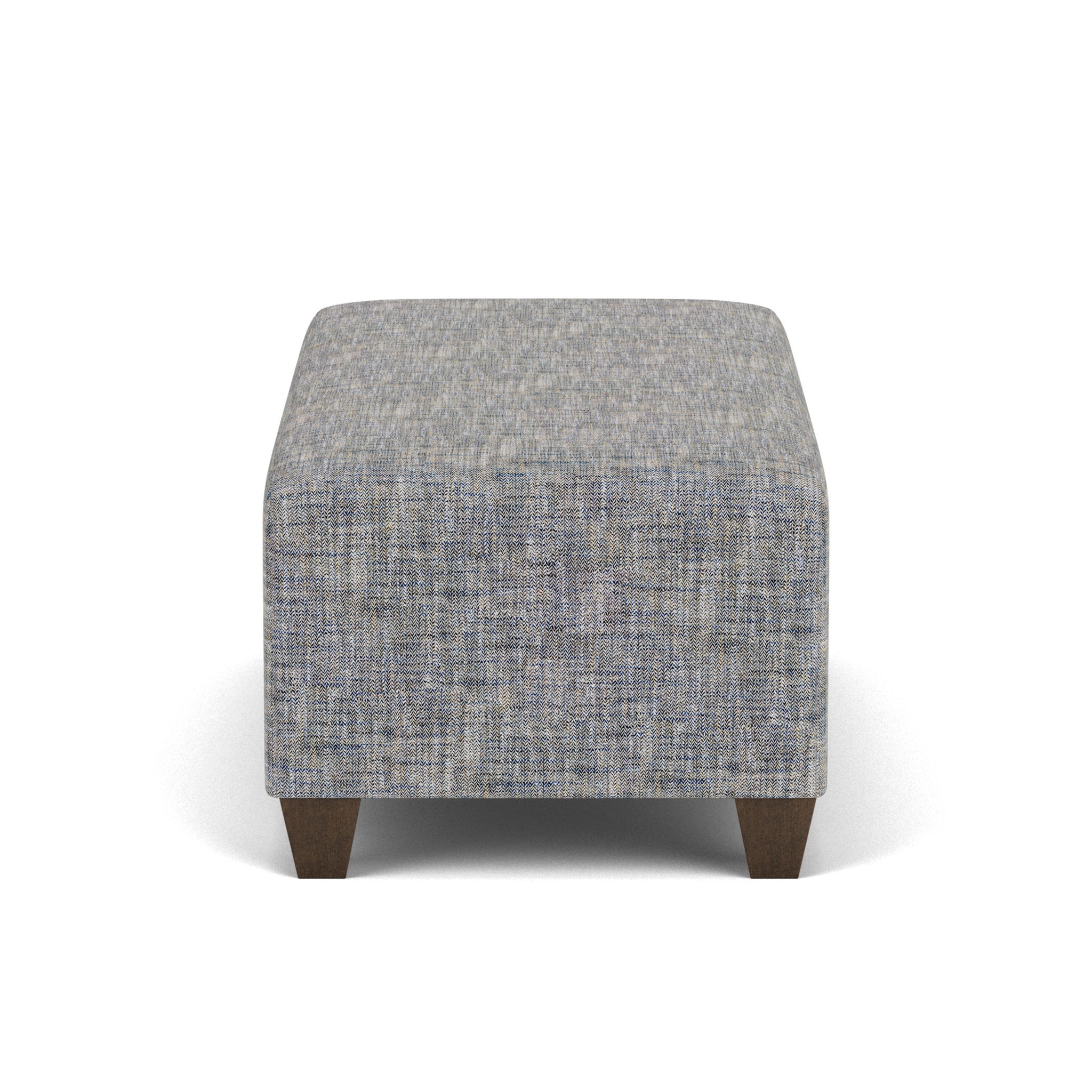 Cascade Fabric Rectangular Cocktail Ottoman