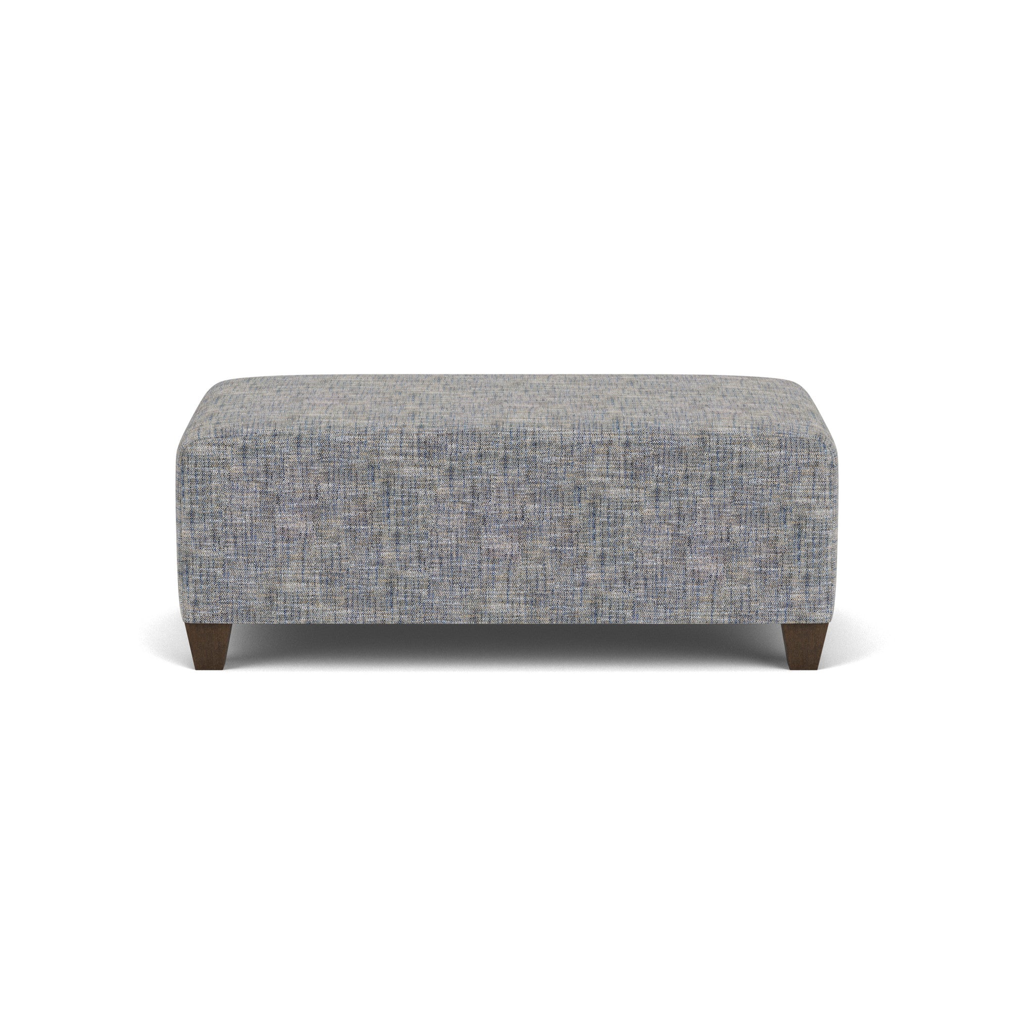 Cascade Fabric Rectangular Cocktail Ottoman