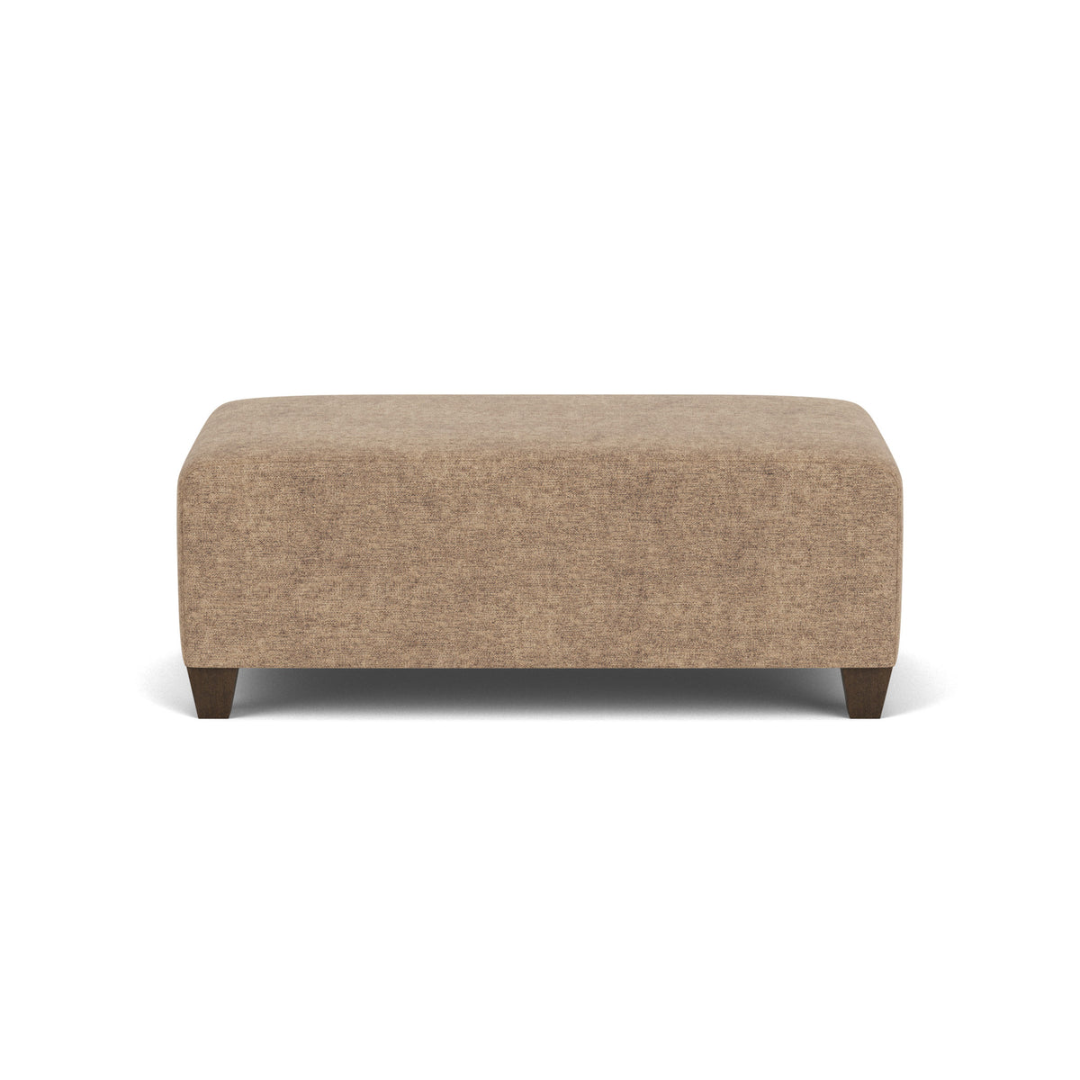 Cascade Fabric Rectangular Cocktail Ottoman