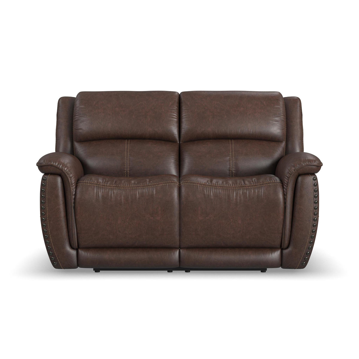 Beau Fabric Power Reclining Loveseat with Power Headrests