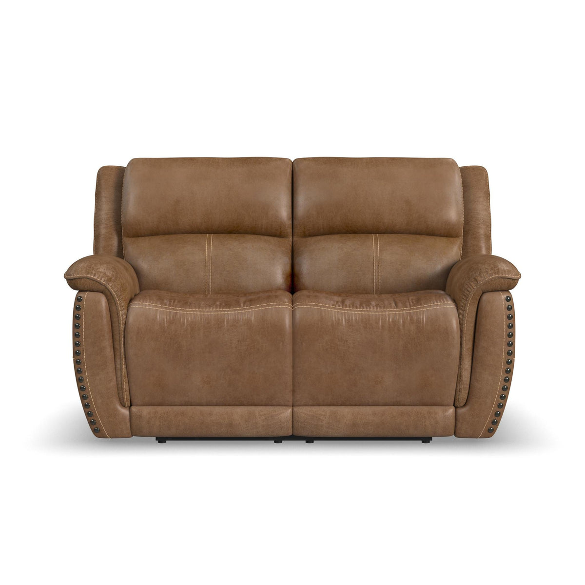 Beau Fabric Power Reclining Loveseat with Power Headrests