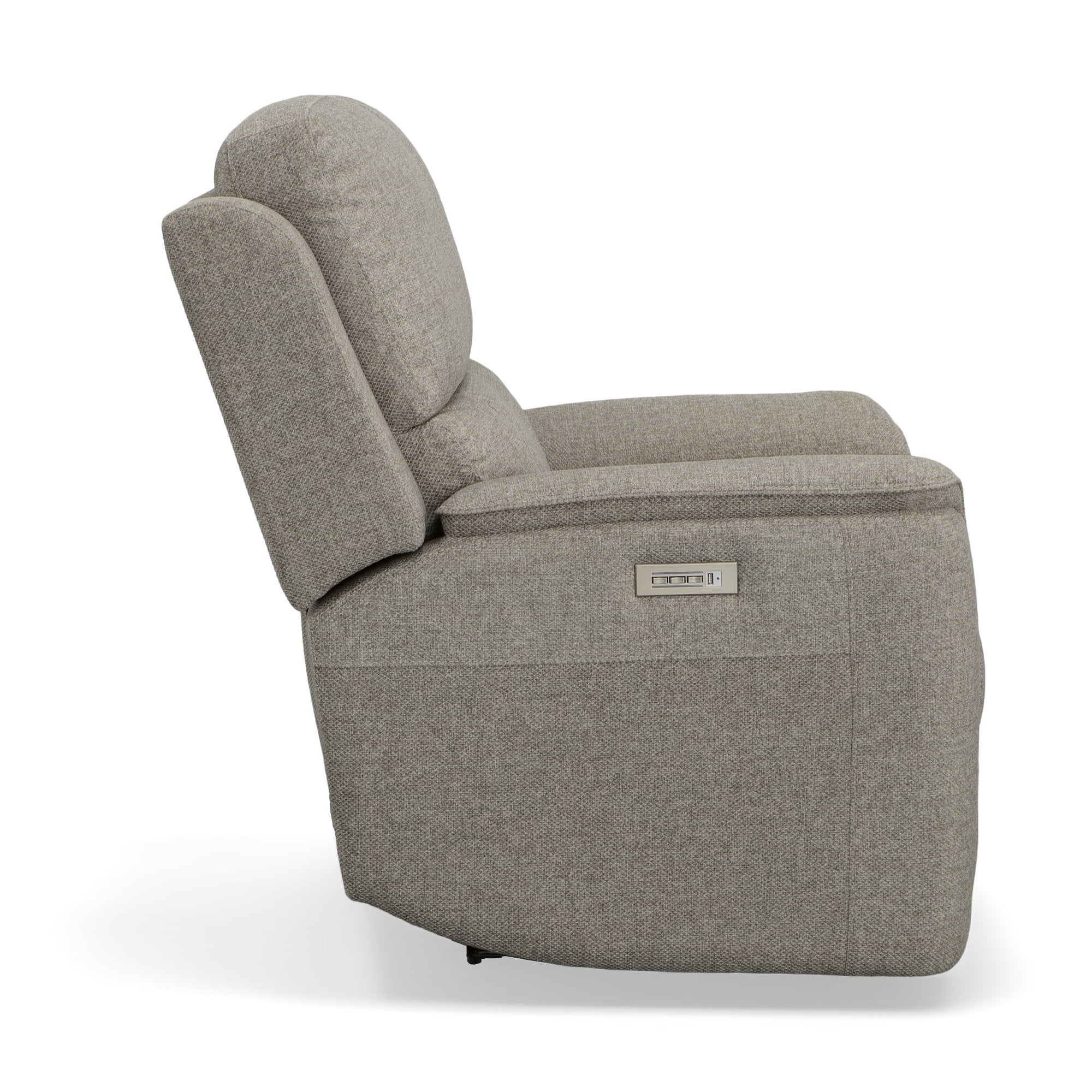 Henry Fabric Power Recliner with Power Headrest & Lumbar