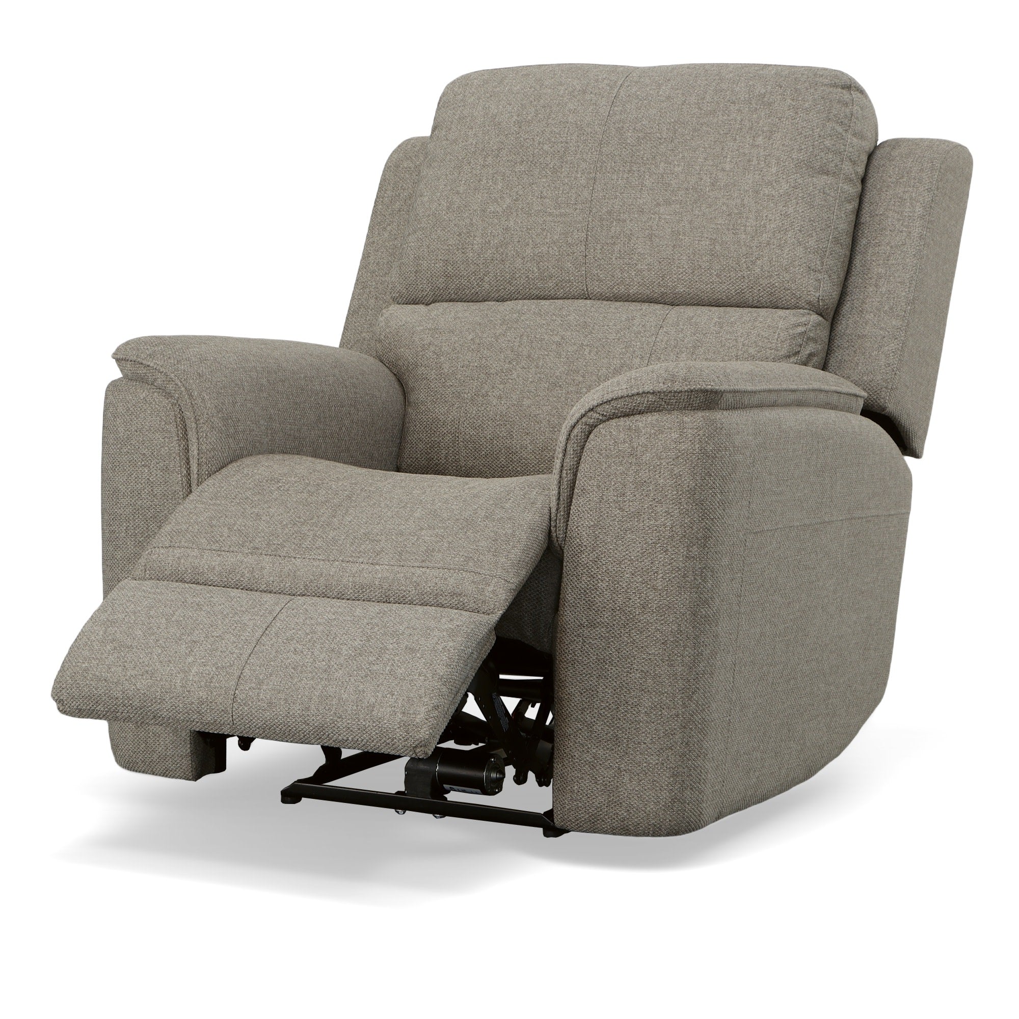 Henry Fabric Power Recliner with Power Headrest & Lumbar