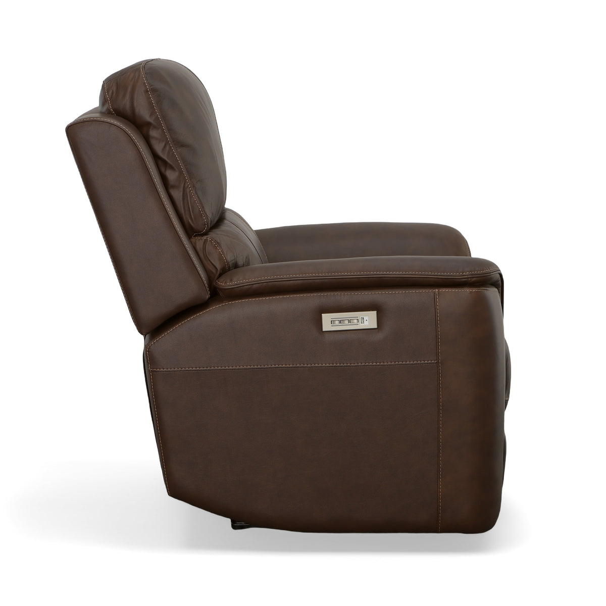 Henry Leather Power Recliner with Power Headrest & Lumbar