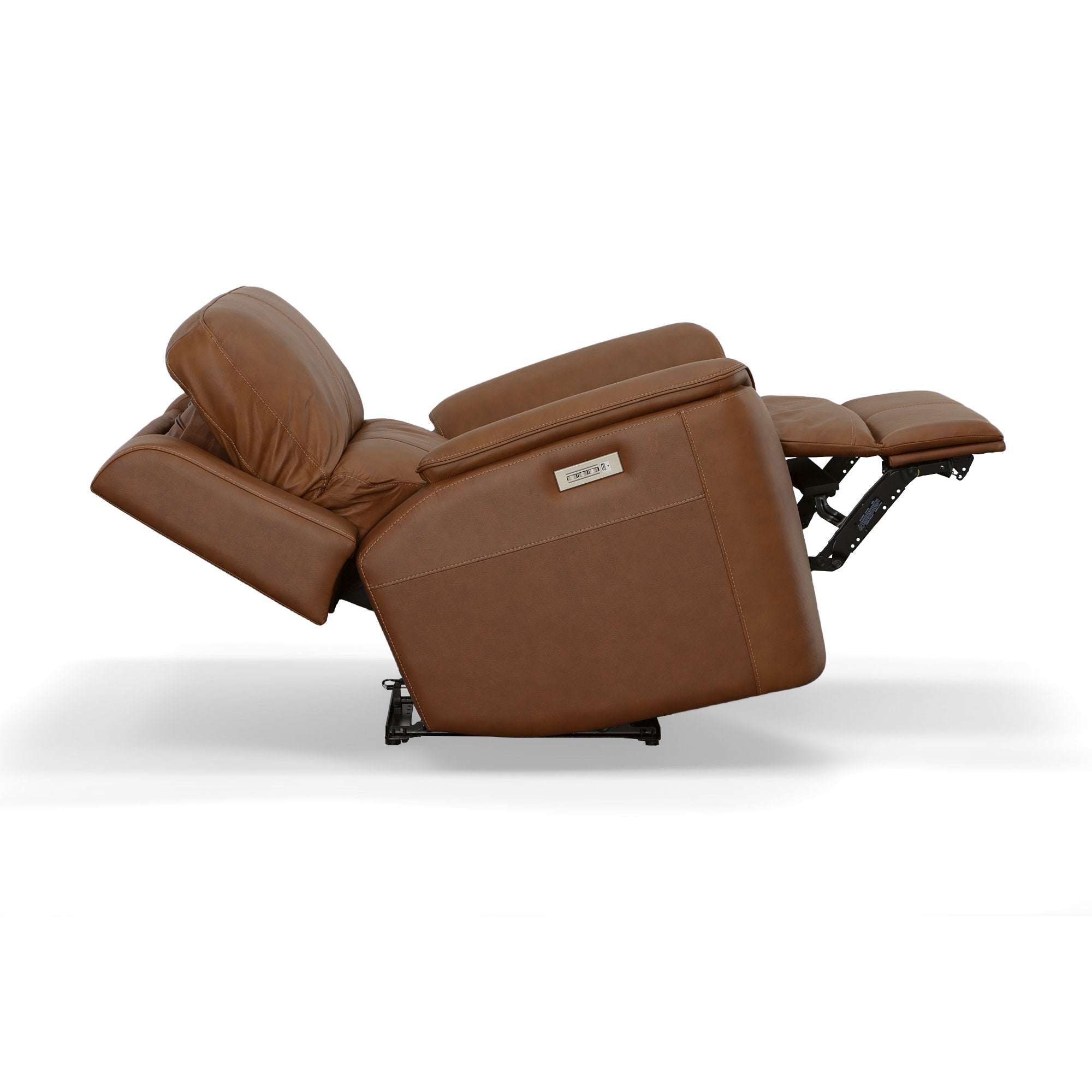 Henry Leather Power Recliner with Power Headrest & Lumbar