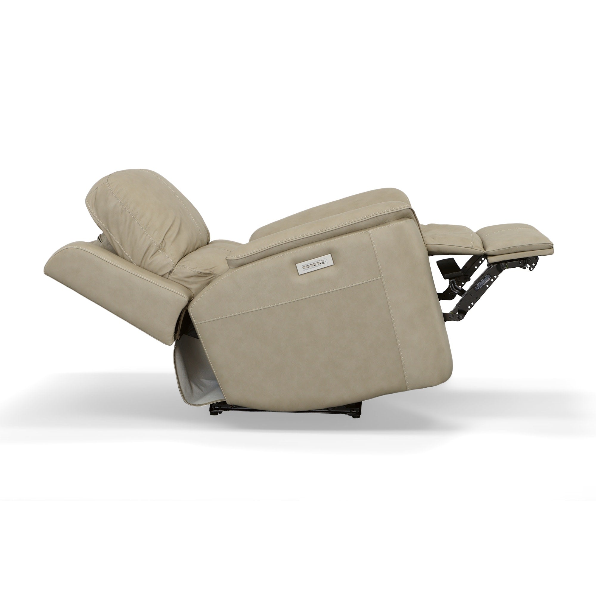 Henry Leather Power Recliner with Power Headrest & Lumbar