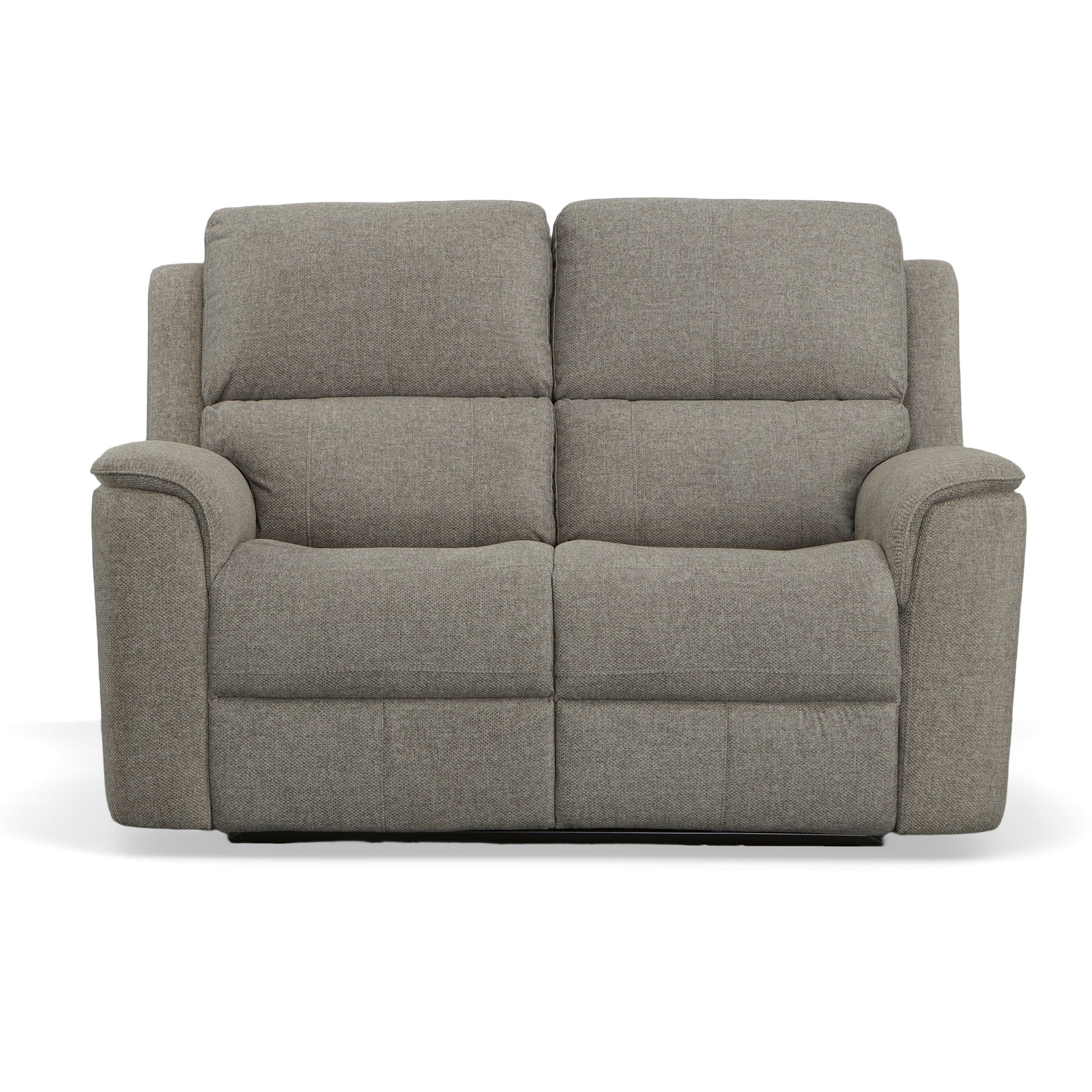 Henry Fabric Power Reclining Loveseat with Power Headrests & Lumbar