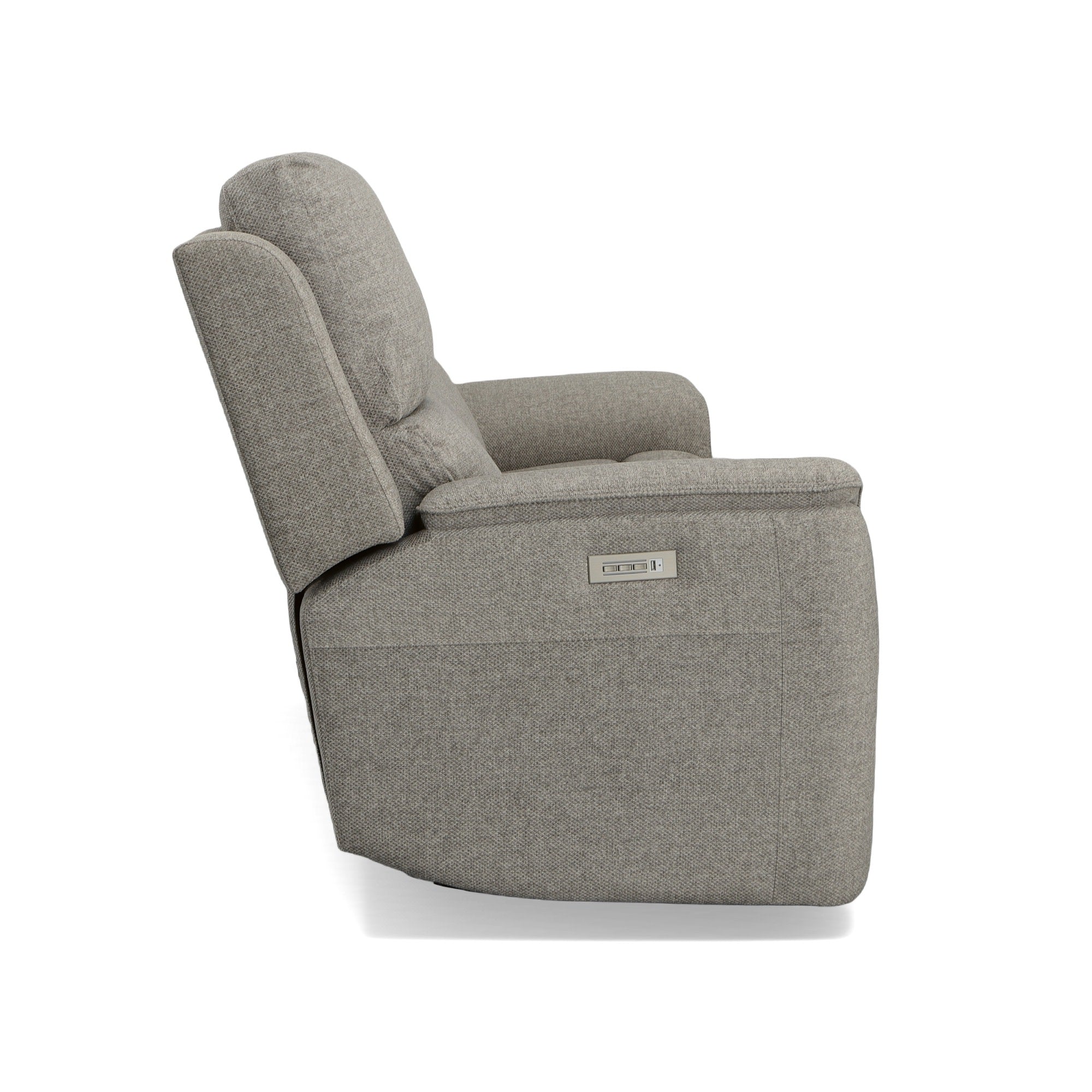 Henry Fabric Power Reclining Sofa with Power Headrests & Lumbar