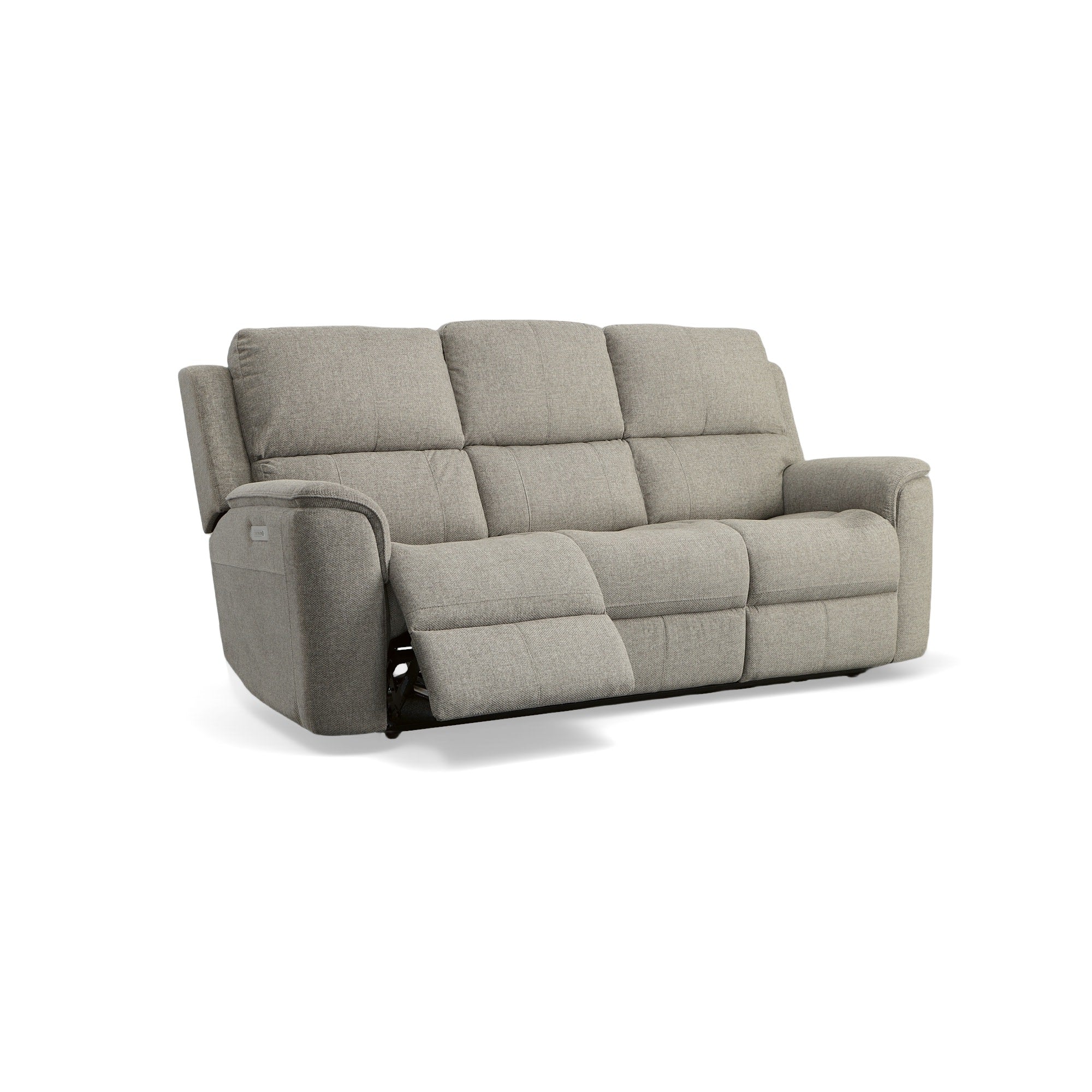 Henry Fabric Power Reclining Sofa with Power Headrests & Lumbar