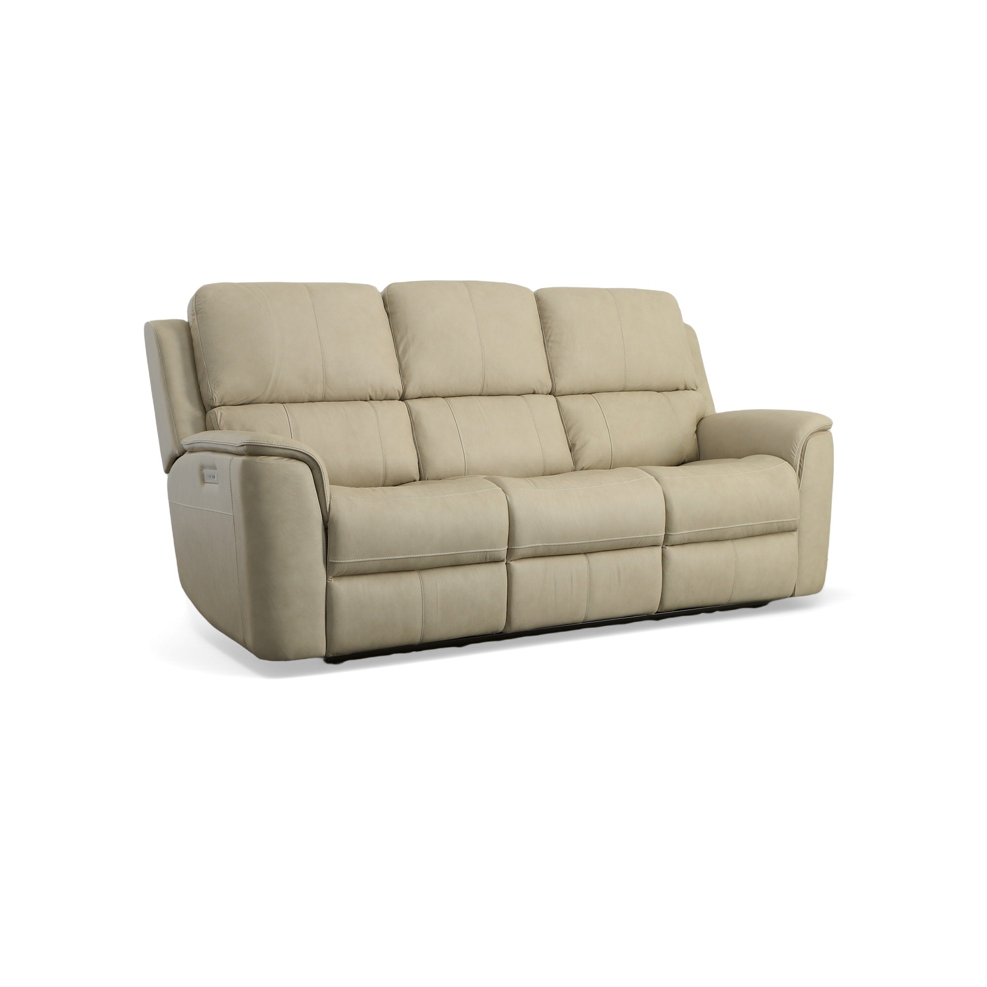 Henry Leather Power Reclining Sofa with Power Headrests & Lumbar