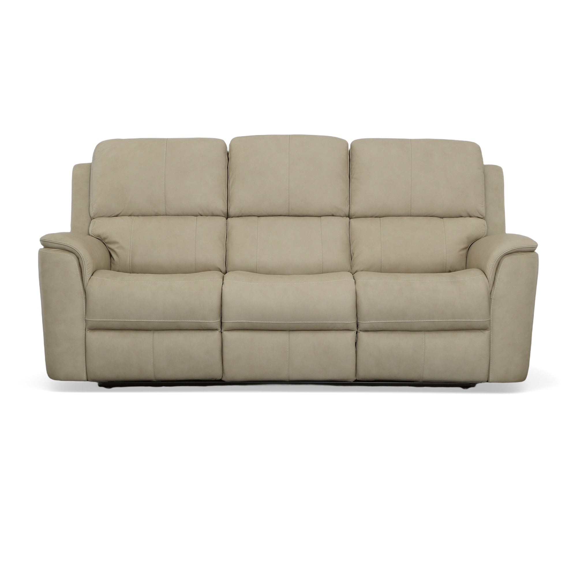 Henry Leather Power Reclining Sofa with Power Headrests & Lumbar
