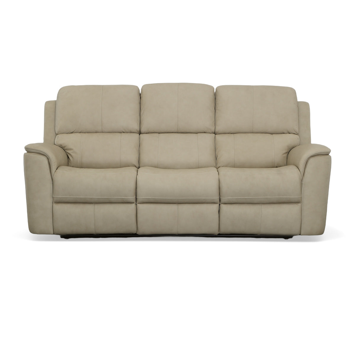 Henry Leather Power Reclining Sofa with Power Headrests & Lumbar