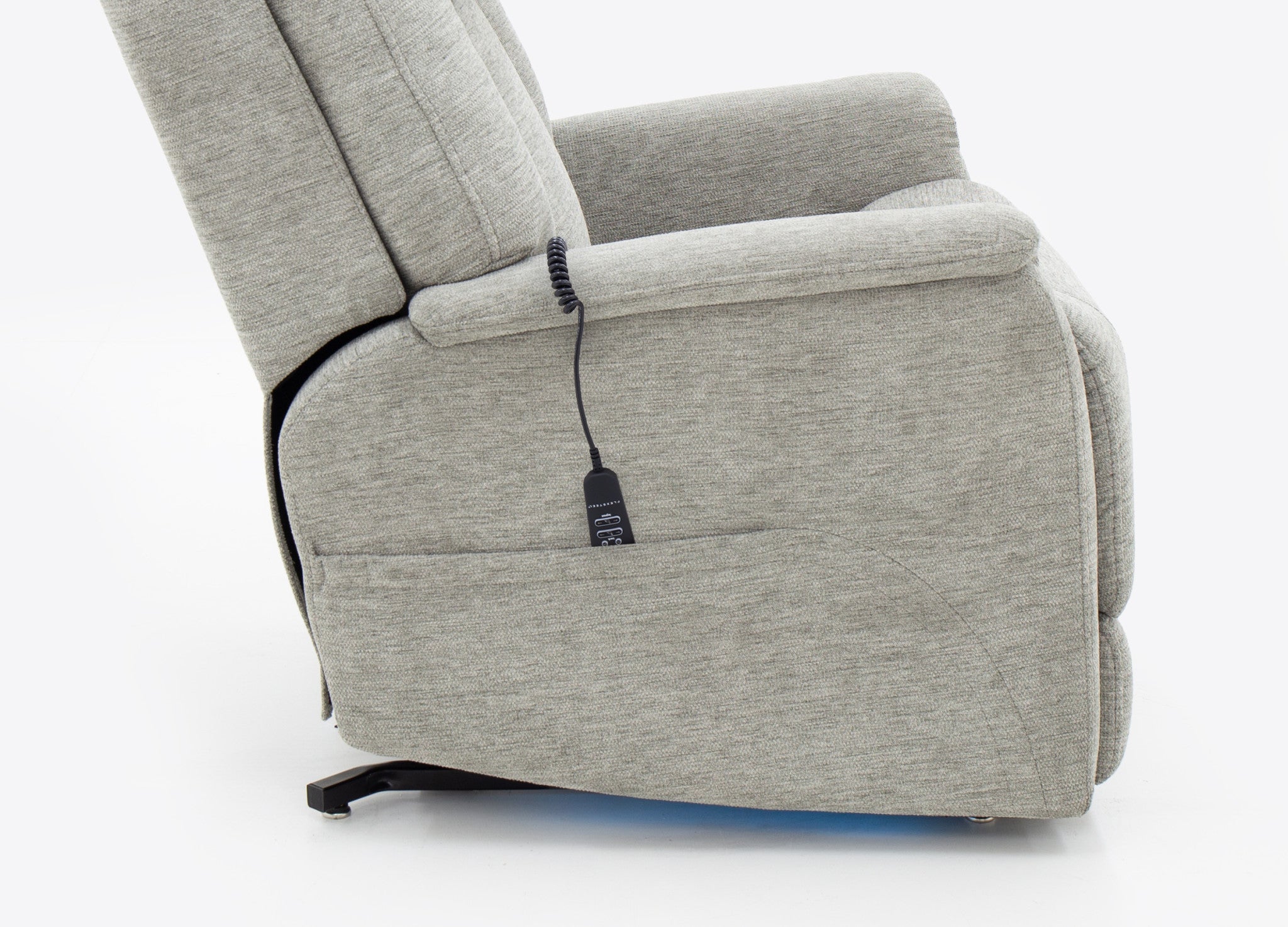 Repose Medium Power Reclining Sectional with Power Headrests & Lumbar