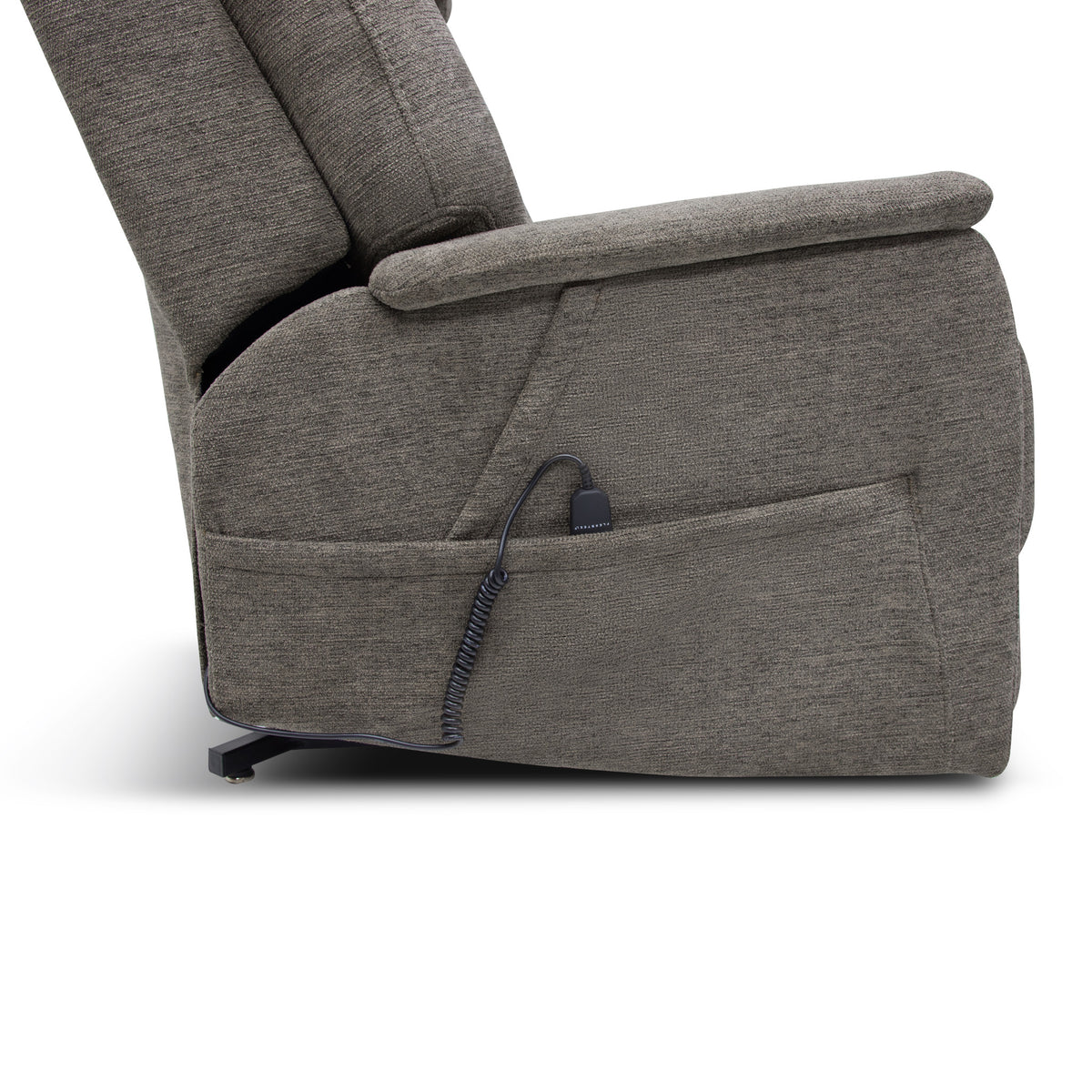 Zecliner Model 3+ Petite Fabric Power Sleep Chair with Power Headrest, Lumbar, Heat & Massage