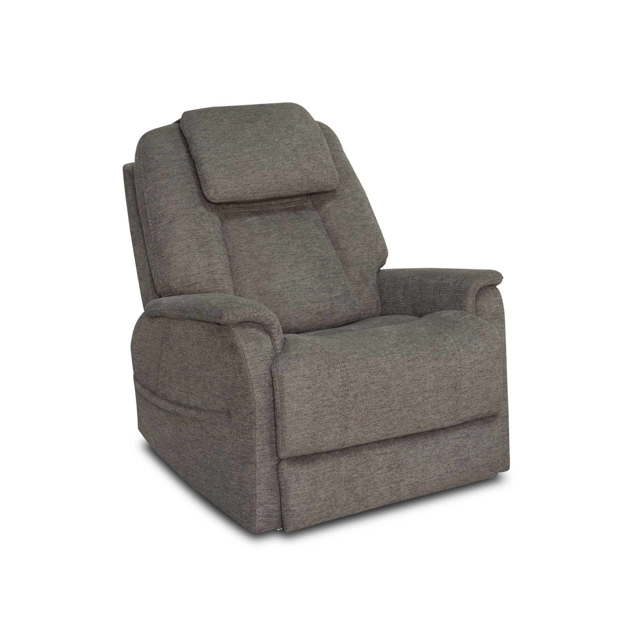 Zecliner Model 3+ Petite Fabric Power Lift Recliner with Power Headrest, Lumbar, Heat & Massage