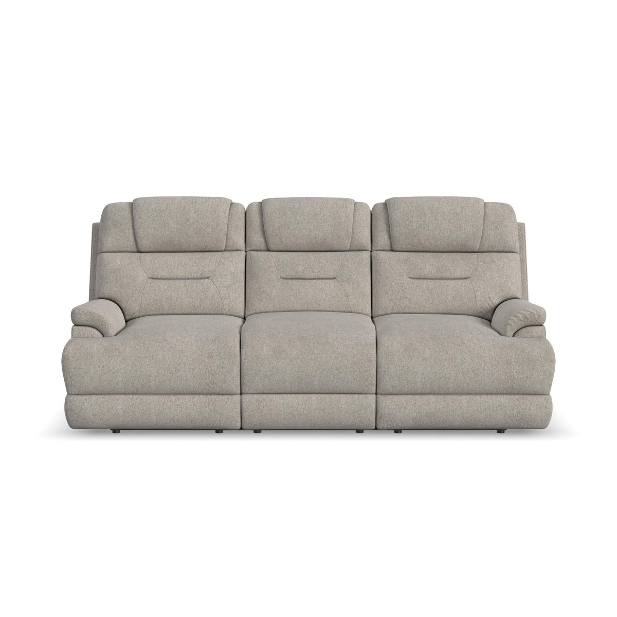 Zecliner Zofa Fabric Power Sleep Sofa with Power Headrests & Lumbar