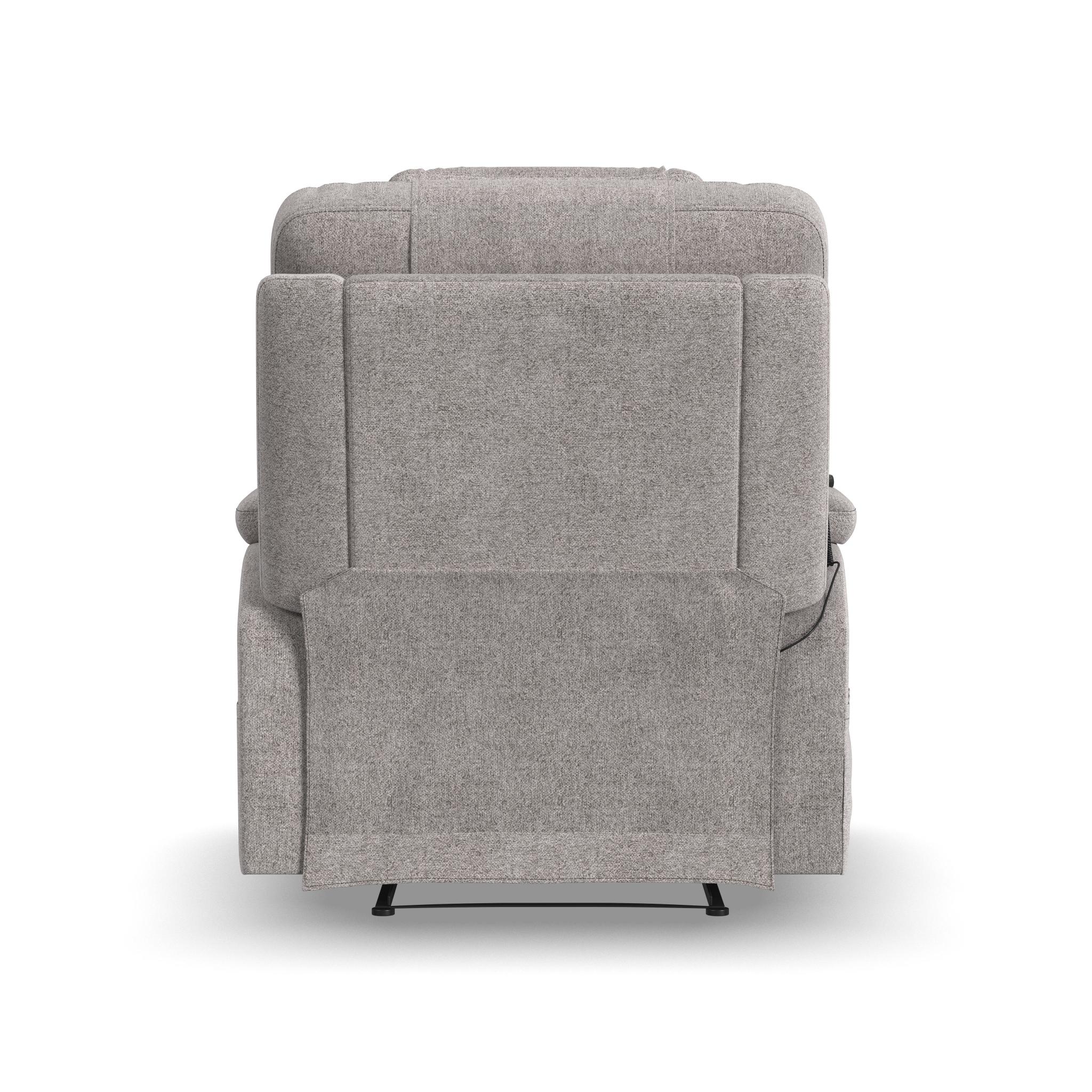 Zecliner Model 2 Petite Dove Fabric Power Lift Sleep Recliner with Power Headrest & Lumbar