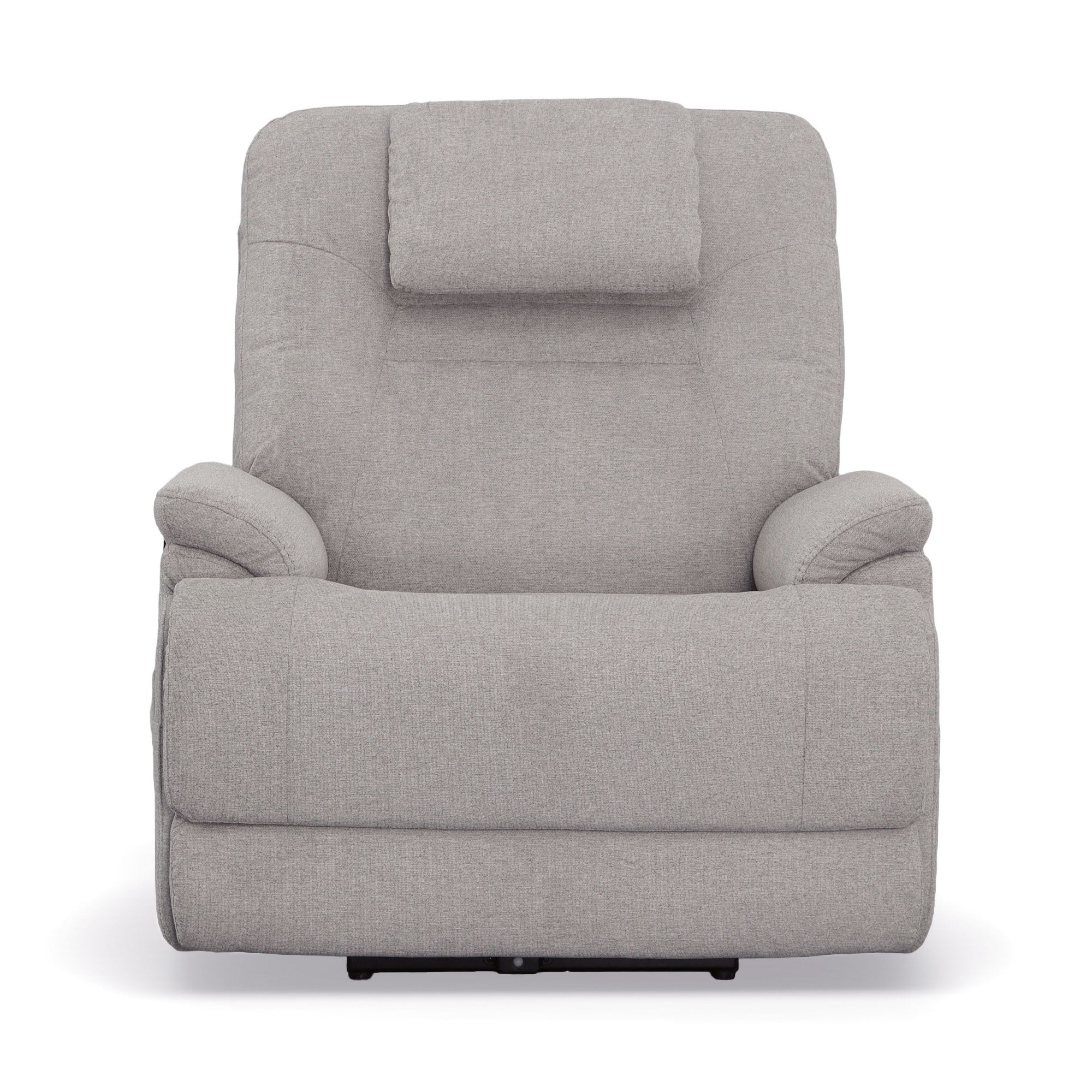 Zecliner Model 2 Dove Fabric Power Sleep Recliner with Power Headrest & Lumbar