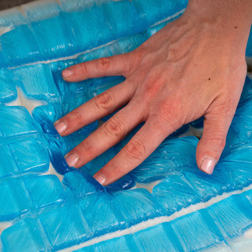 Zecliner Model 2 Dove Fabric Power Sleep Recliner with Power Headrest & Lumbar