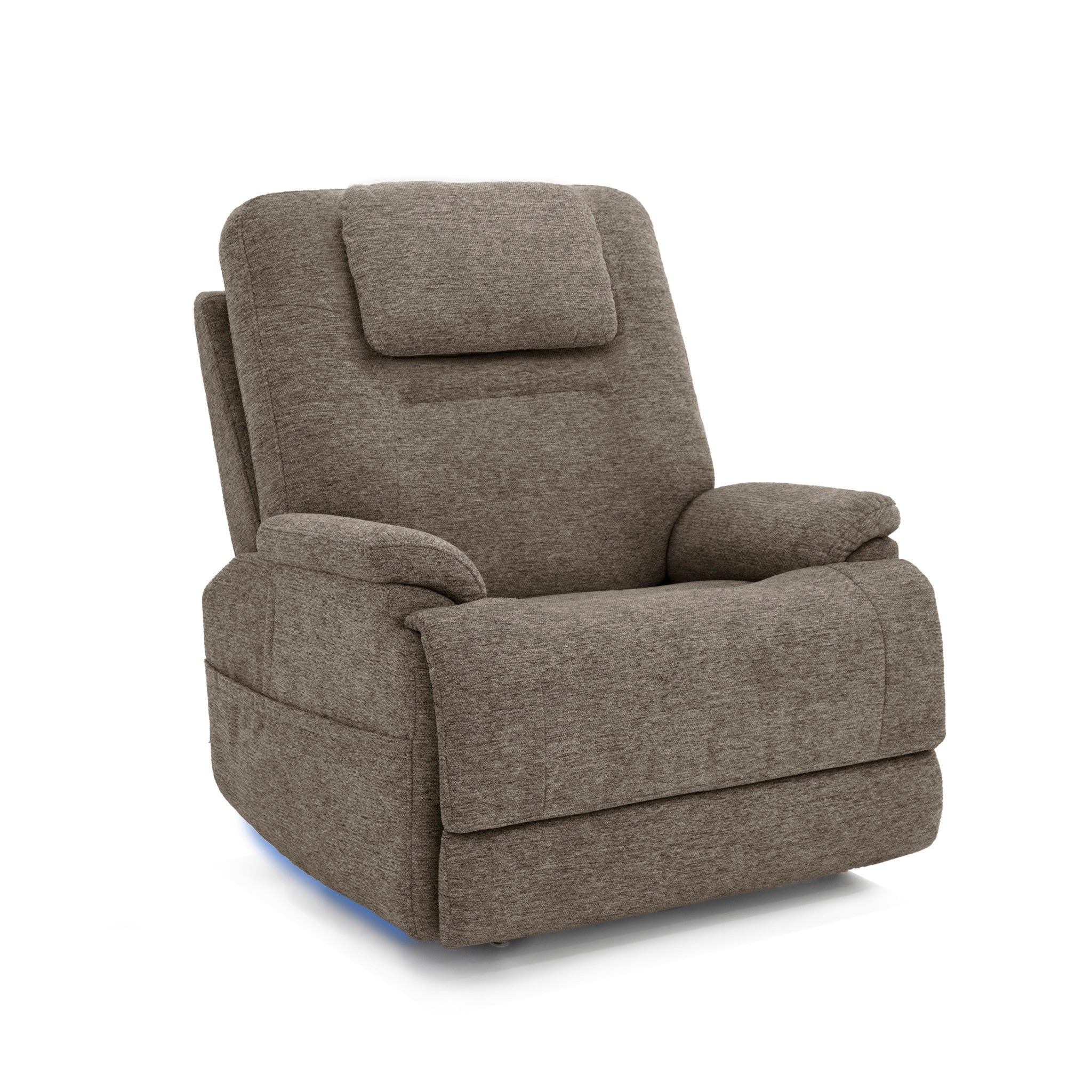 Zecliner Model 2+ Fabric Power Lift Sleep Recliner with Power Headrest, Lumbar, Heat & Massage