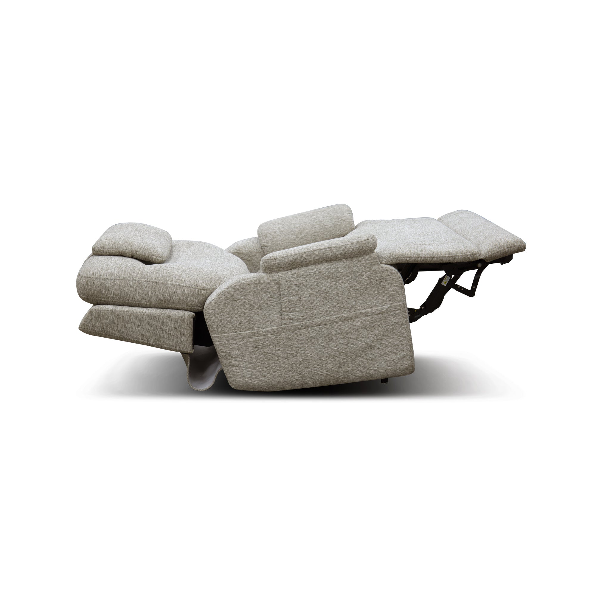 Zecliner Model 2+ Fabric Power Lift Sleep Recliner with Power Headrest, Lumbar, Heat & Massage