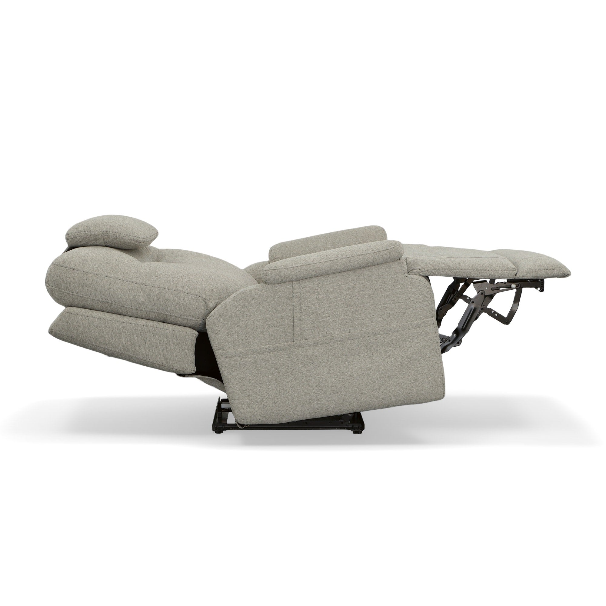 Zecliner Model 2 Dove Fabric Power Lift Sleep Recliner with Power Headrest & Lumbar