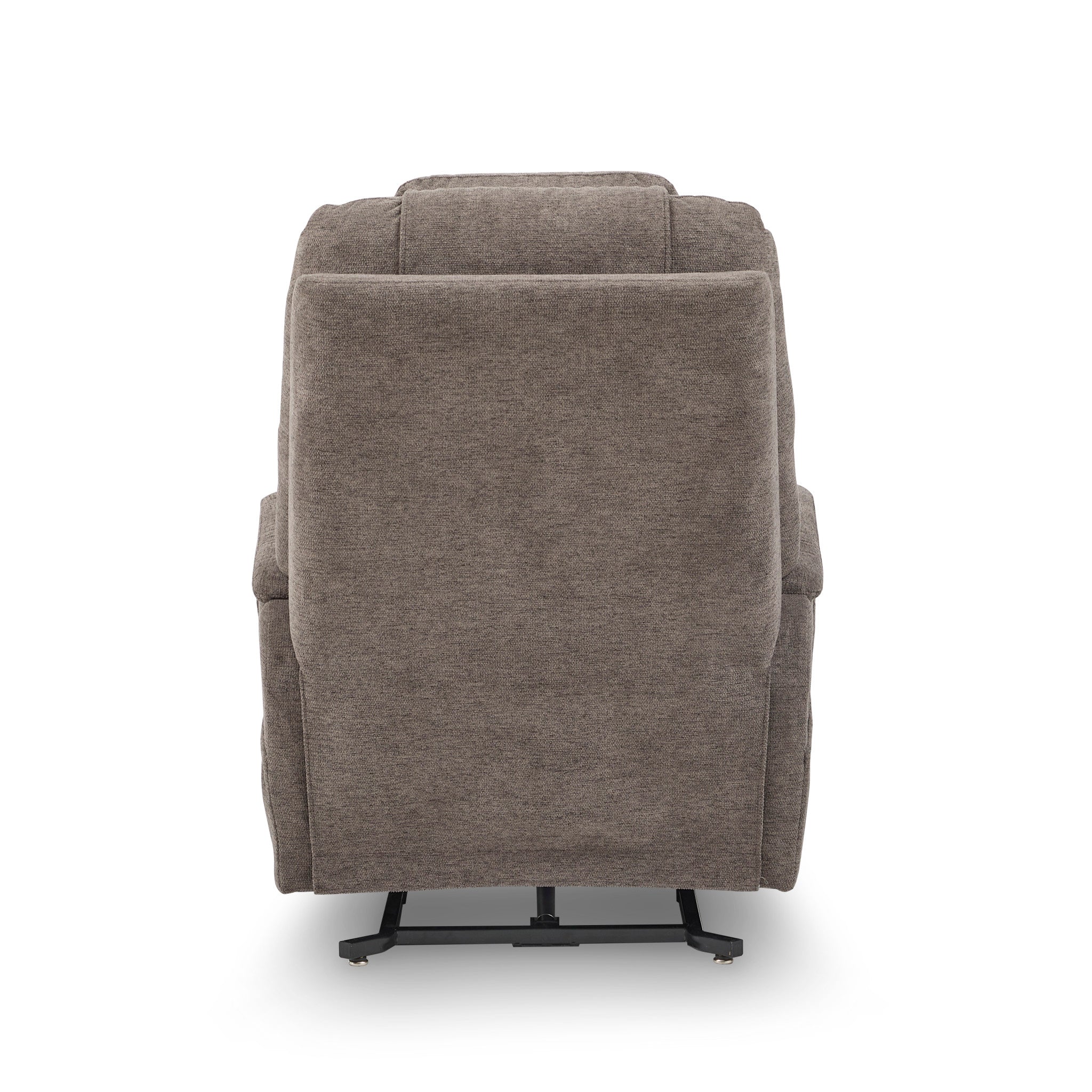 Zecliner Model 3+ Umber Fabric Power Lift Sleep Recliner with Power Headrest, Lumbar, Heat & Massage